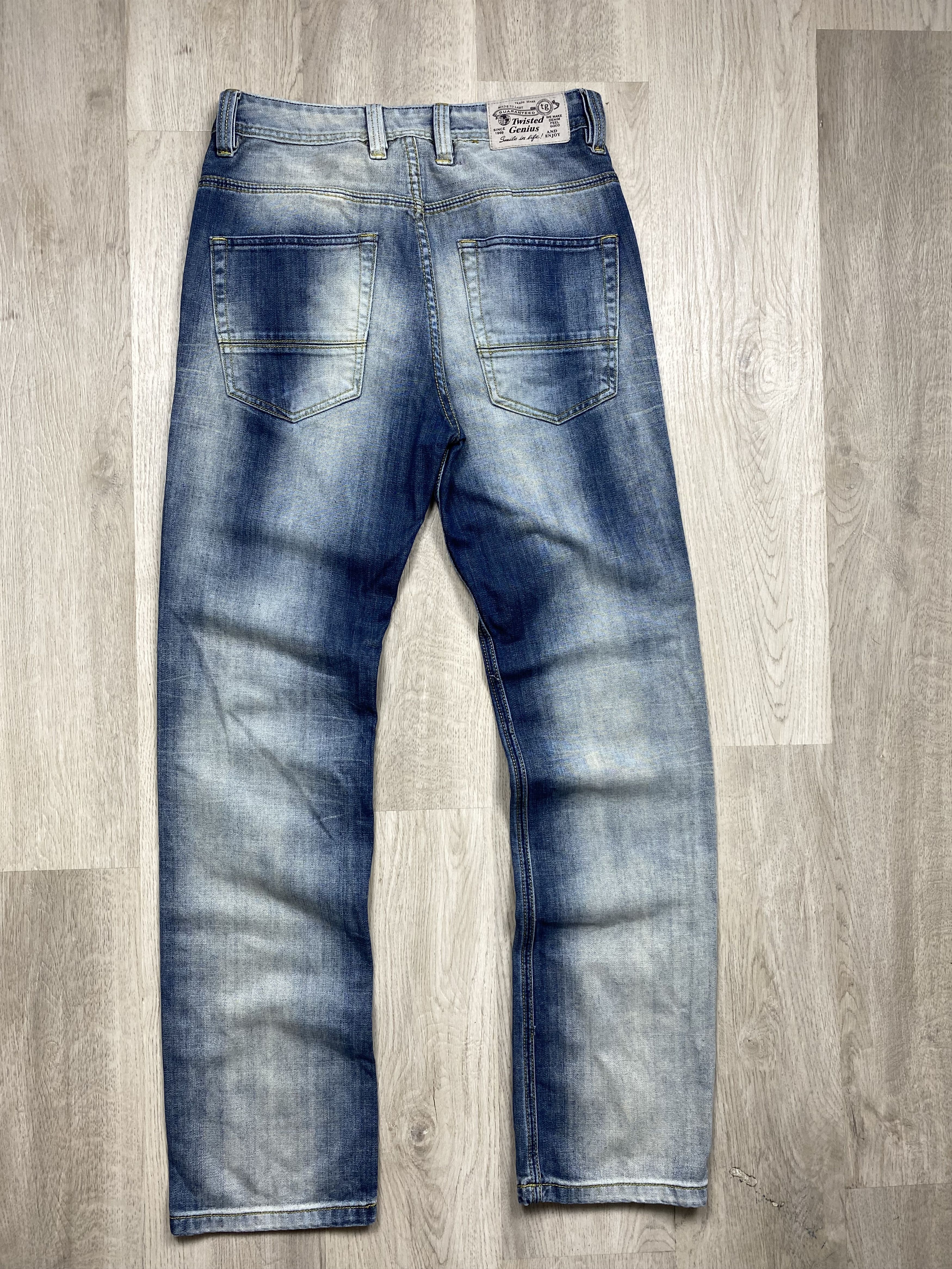 Vintage Twisted Genius Vintage Mens Denim Pants Y2K Jeans Size US 30 / EU 46 - 6 Thumbnail