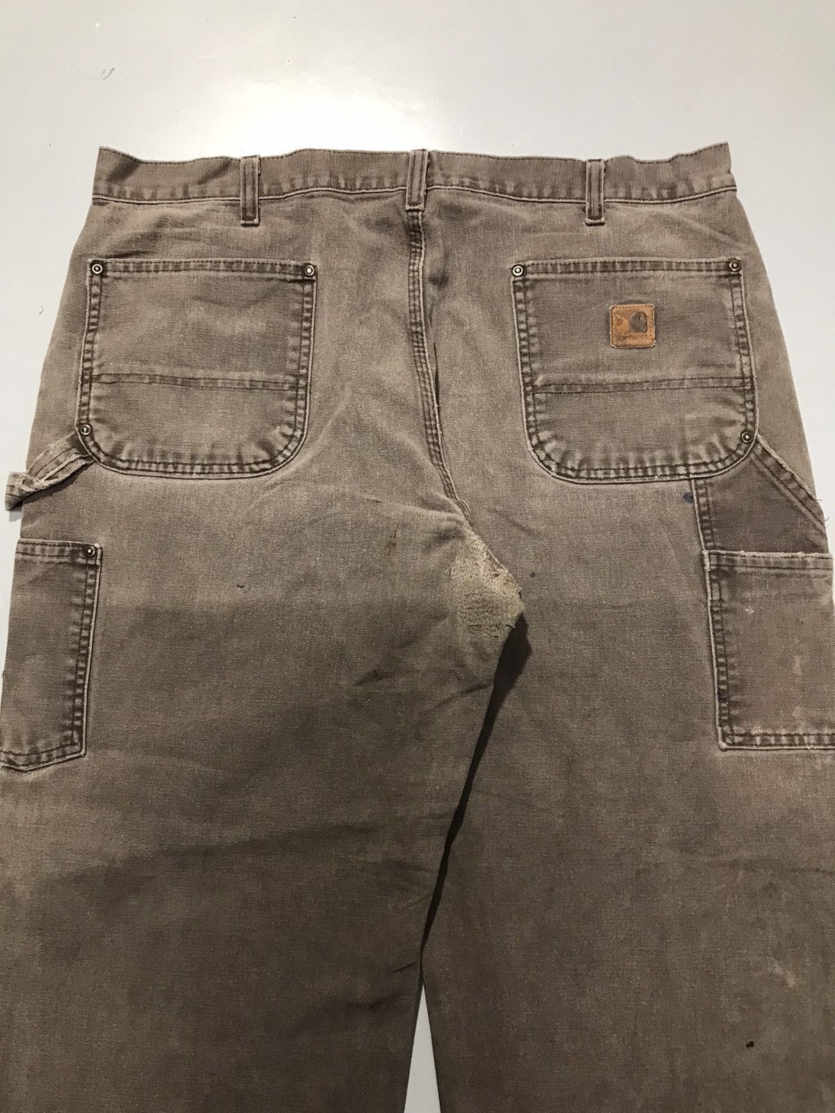 Carhartt Vintage Carhartt B136 DKB double knee workwear denim Size US 38 / EU 54 - 11 Thumbnail