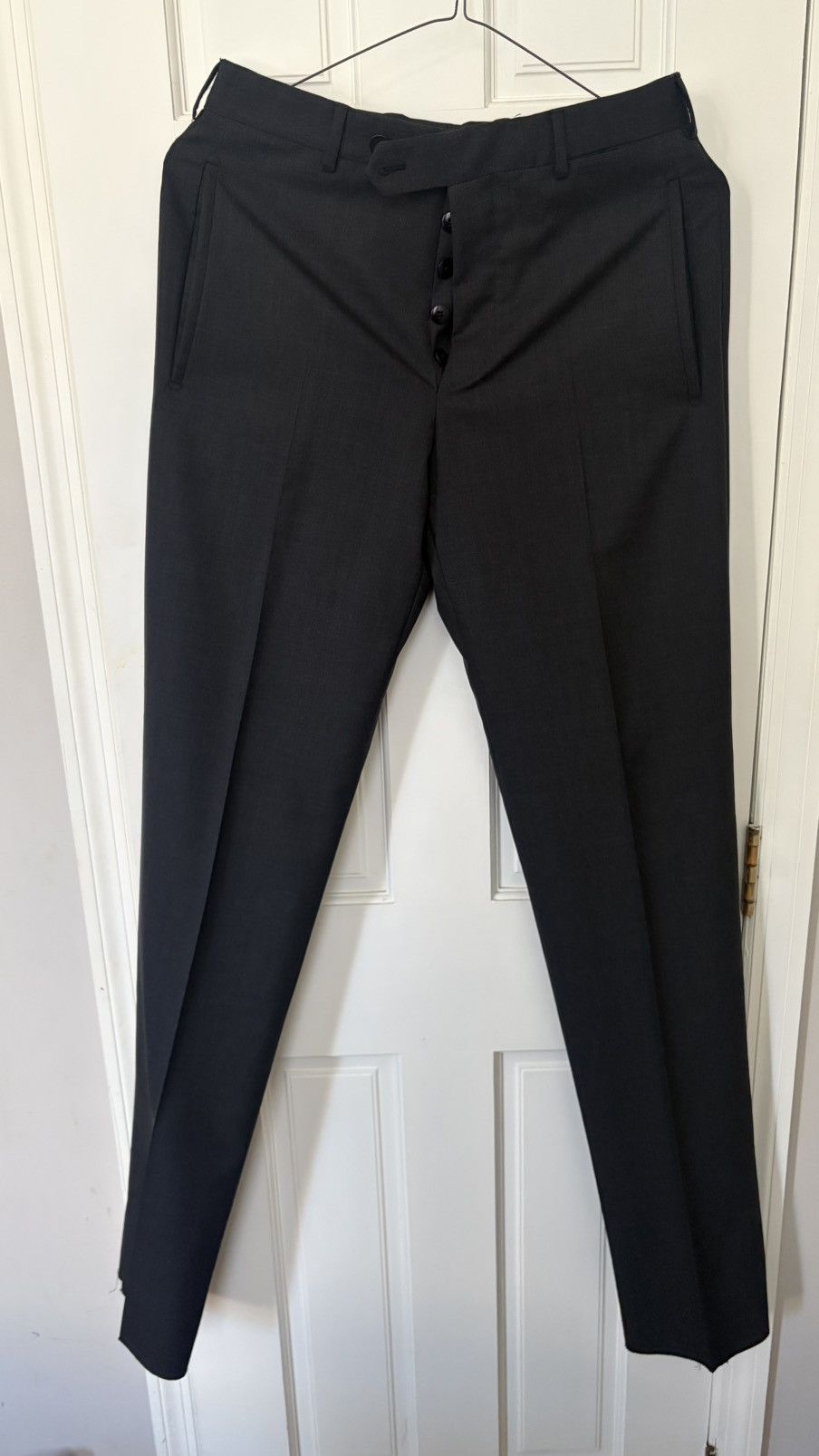 Prada Prada Single Breast 3-Button Wool Suit in Anthracite Size 34R - 7 Thumbnail