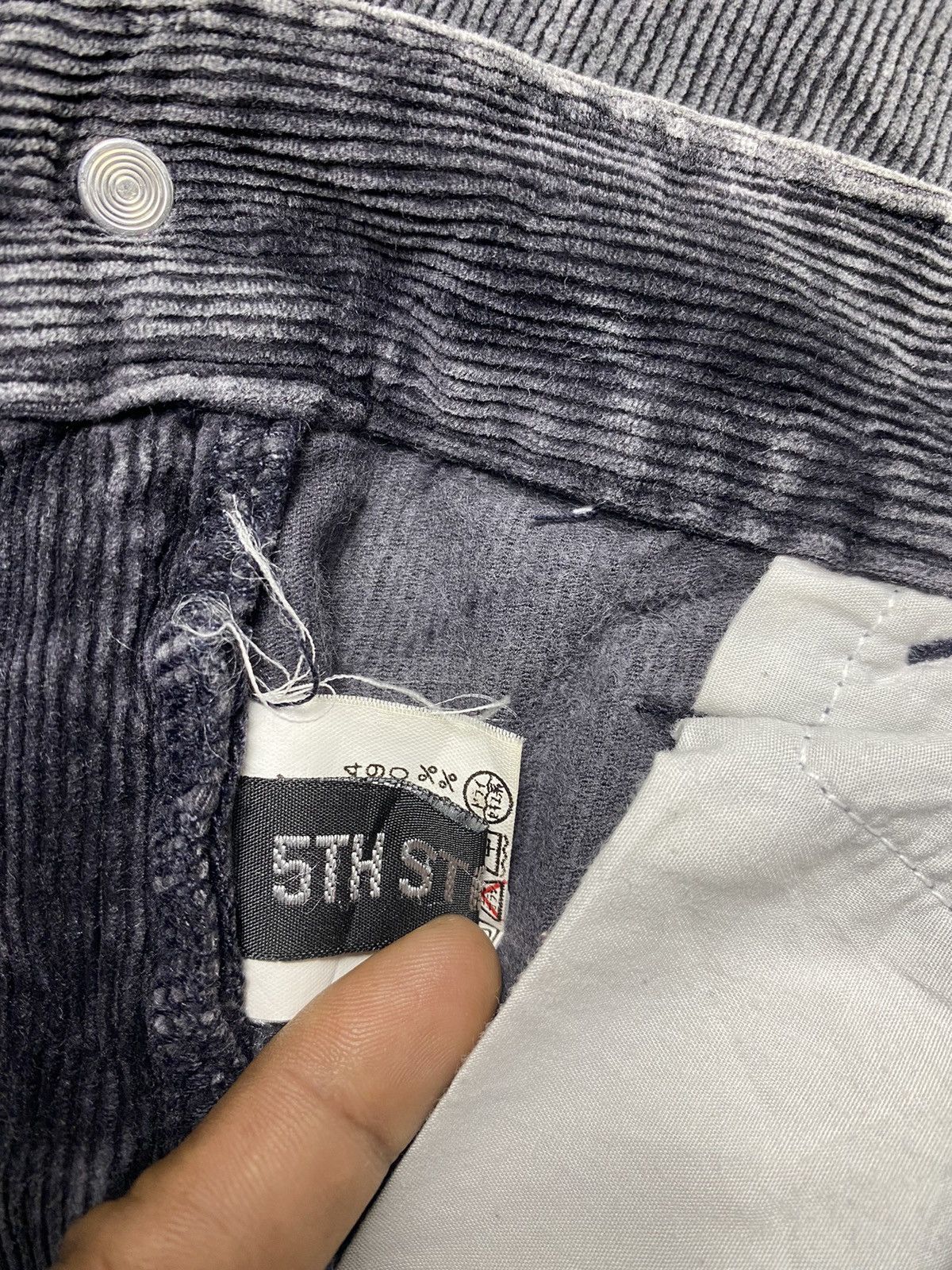If Six Was Nine 5TH STREET Flare Corduroy Pants Size 30" / US 8 / IT 44 - 9 Thumbnail