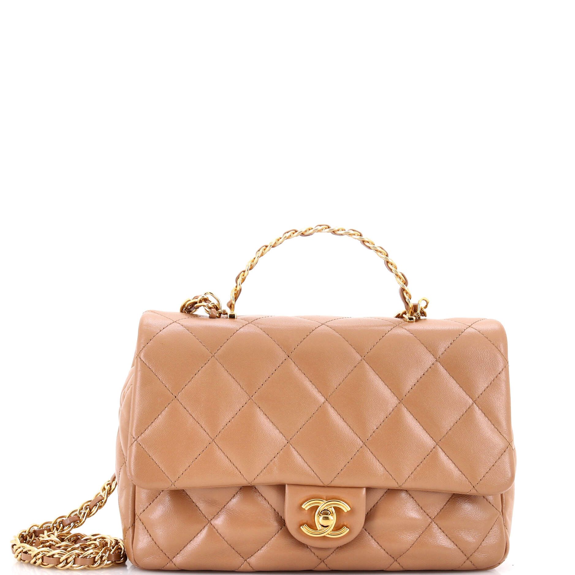 Chanel Golden Links Top Handle Flap Bag Size ONE SIZE - 1 Thumbnail
