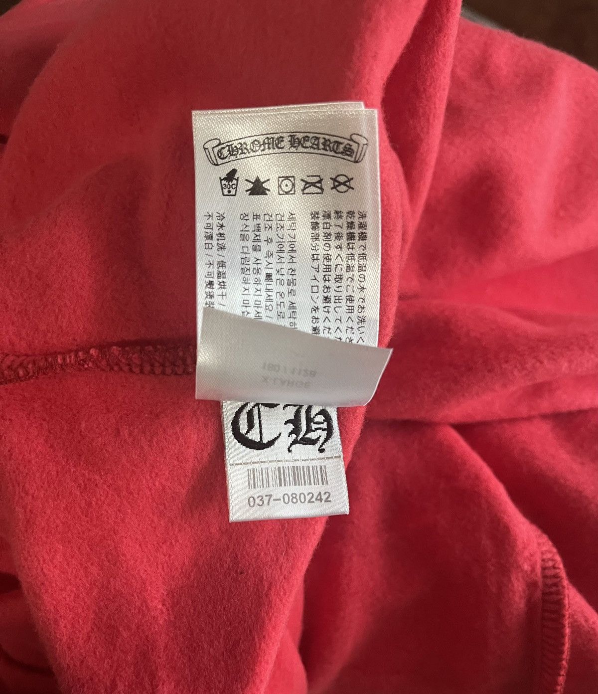 Chrome Hearts NEW CHROME HEARTS HOODIE (RED Size US XL / EU 56 / 4 - 3 Thumbnail