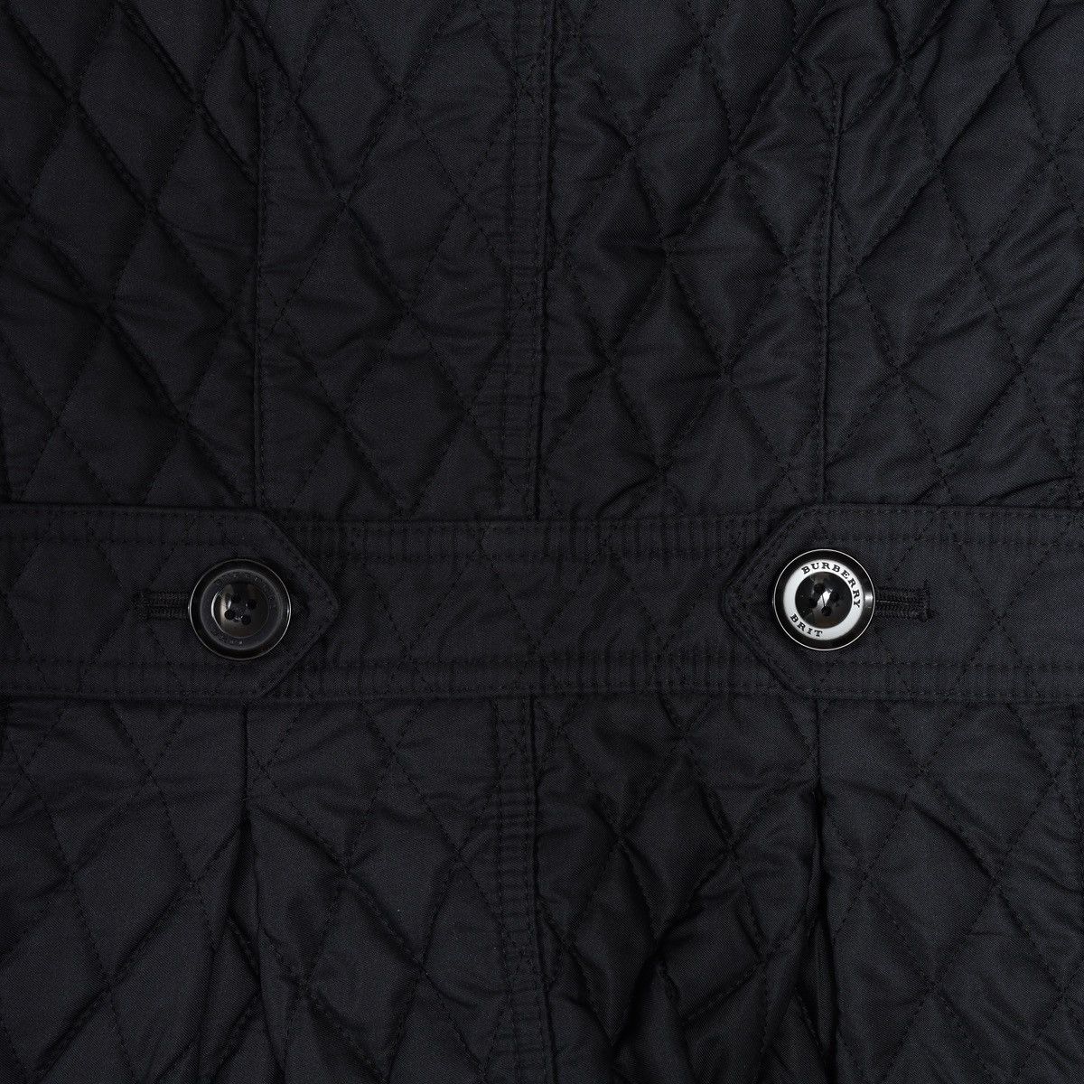 Burberry Burberry Brit Quilted Jacket With Wool Sleeve Navy Size S / US 4 / IT 40 - 19 Thumbnail