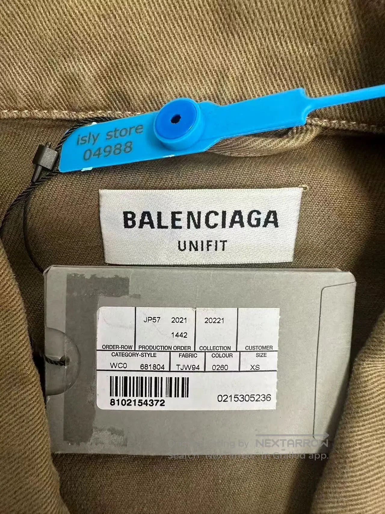 Balenciaga Balenciaga Solid Single-Breasted Pocket Denim Jacket. Size XS / US 0-2 / IT 36-38 - 4 Thumbnail