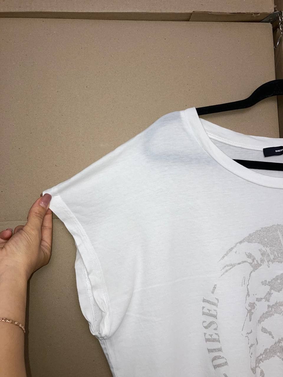 Diesel VINTAGE DIESEL ONLY THE BRAVE WOMENS GRAPHIC T-SHIRT Y2K Size M / US 6-8 / IT 42-44 - 8 Thumbnail