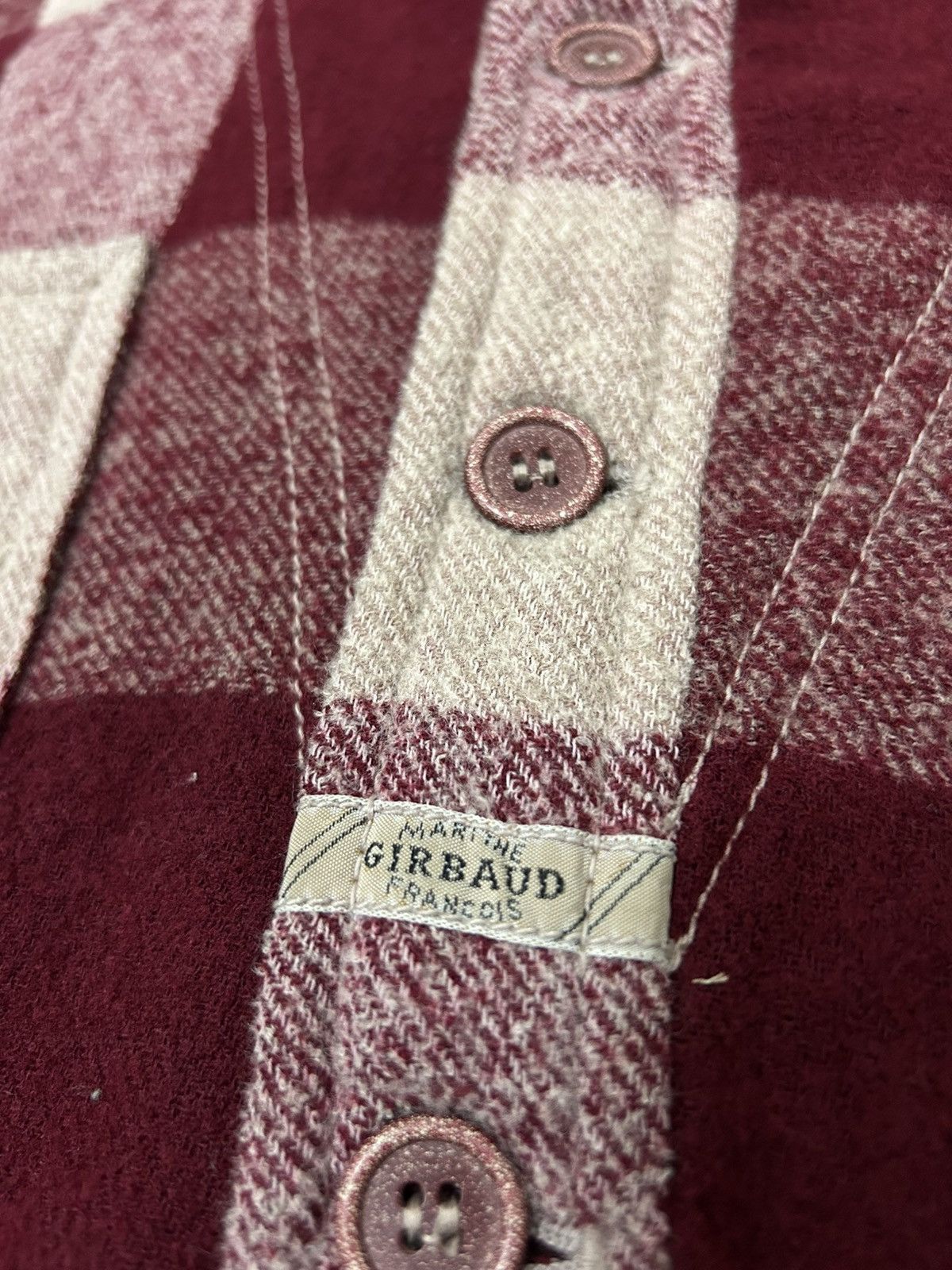 Marithe + Francois Girbaud Vintage Marithe Francois Girbaud Big Pocket Plaid Wool Shirt Size US XL / EU 56 / 4 - 8 Thumbnail