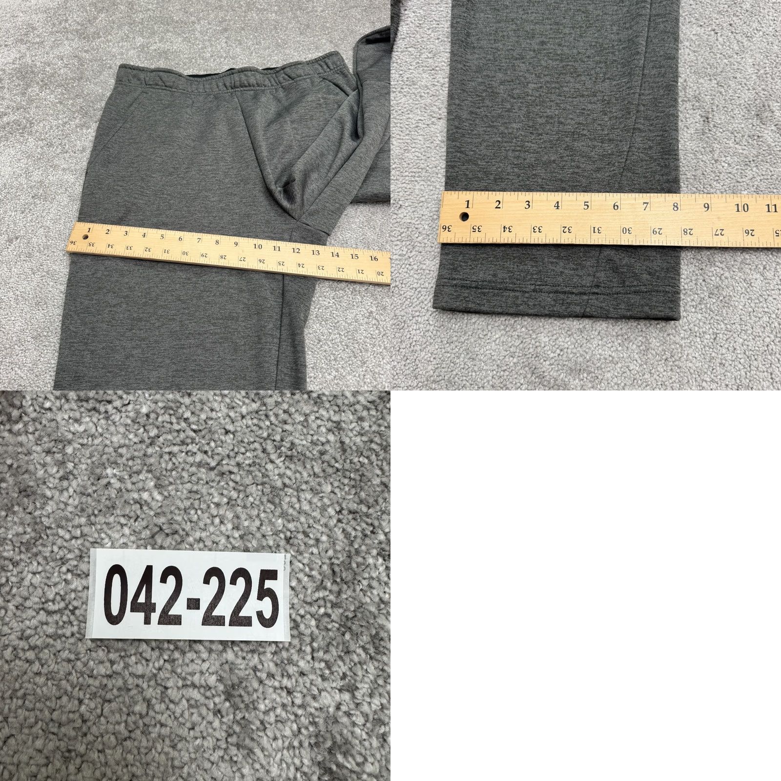 Nike Nike Therma-Fit Tech Fleece Sweatpants Mens XL Heather Gray Fleece Activewear Size US 36 / EU 52 - 10 Thumbnail