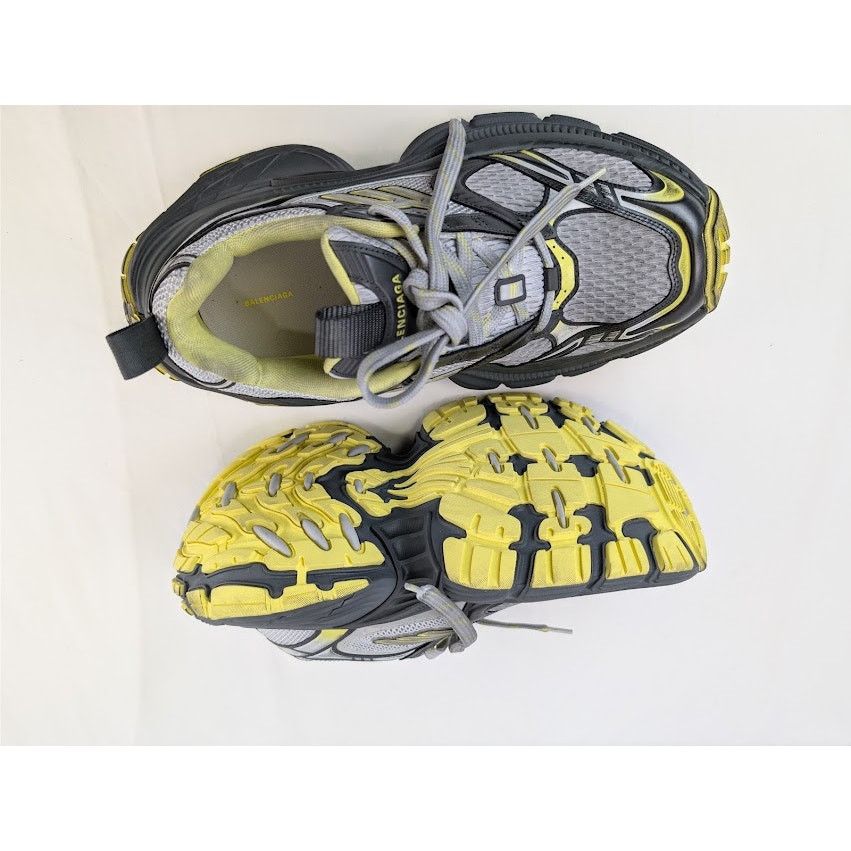 Balenciaga o1rshd1 10XL Low Top Sneaker in Grey / Yellow Size US 10 / EU 43 - 2 Thumbnail
