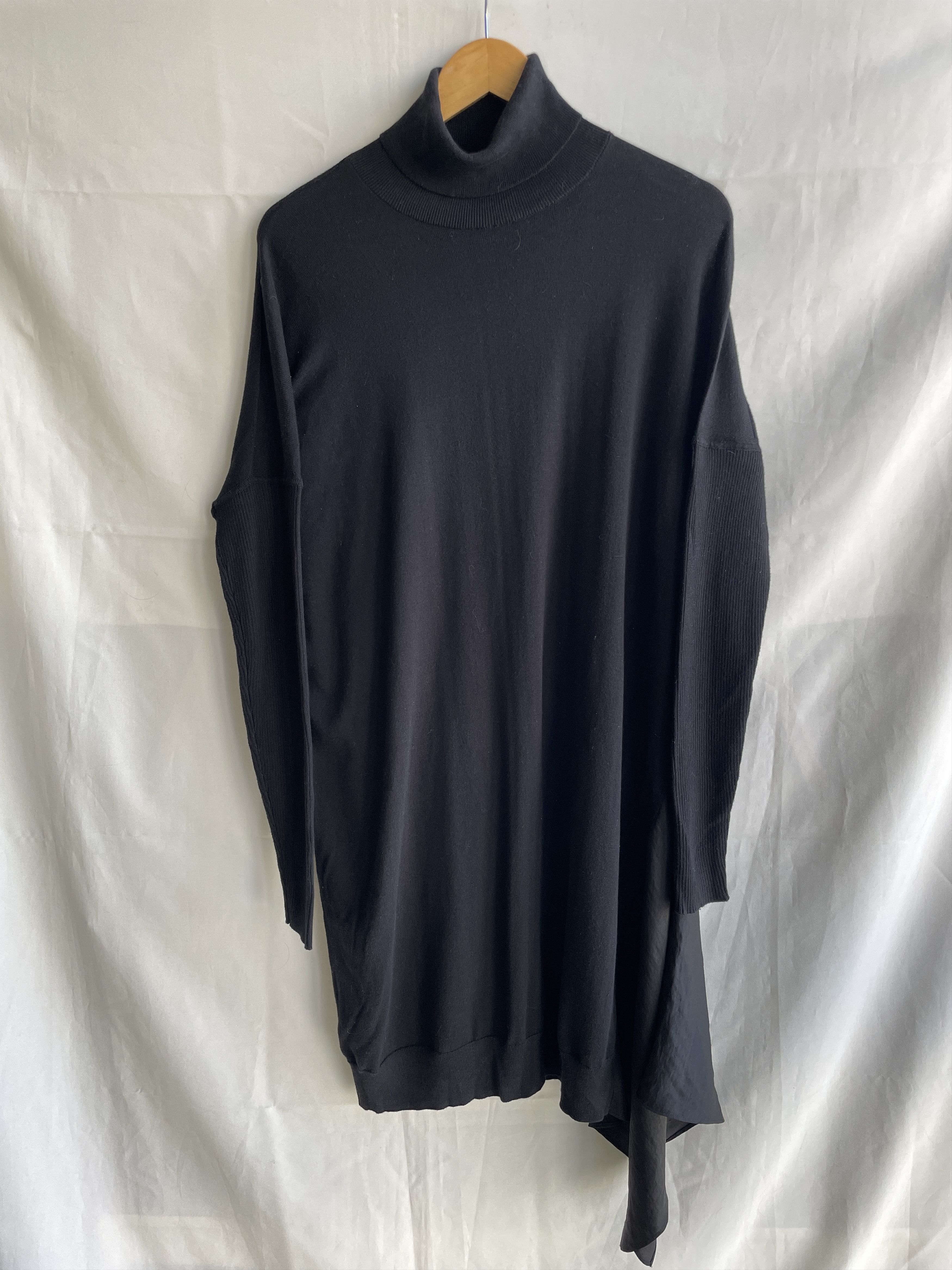 Allsaints Allsaints Roll Neck Knitted Wool Asymmetric Panel Dress Size M / US 6-8 / IT 42-44 - 1 Thumbnail