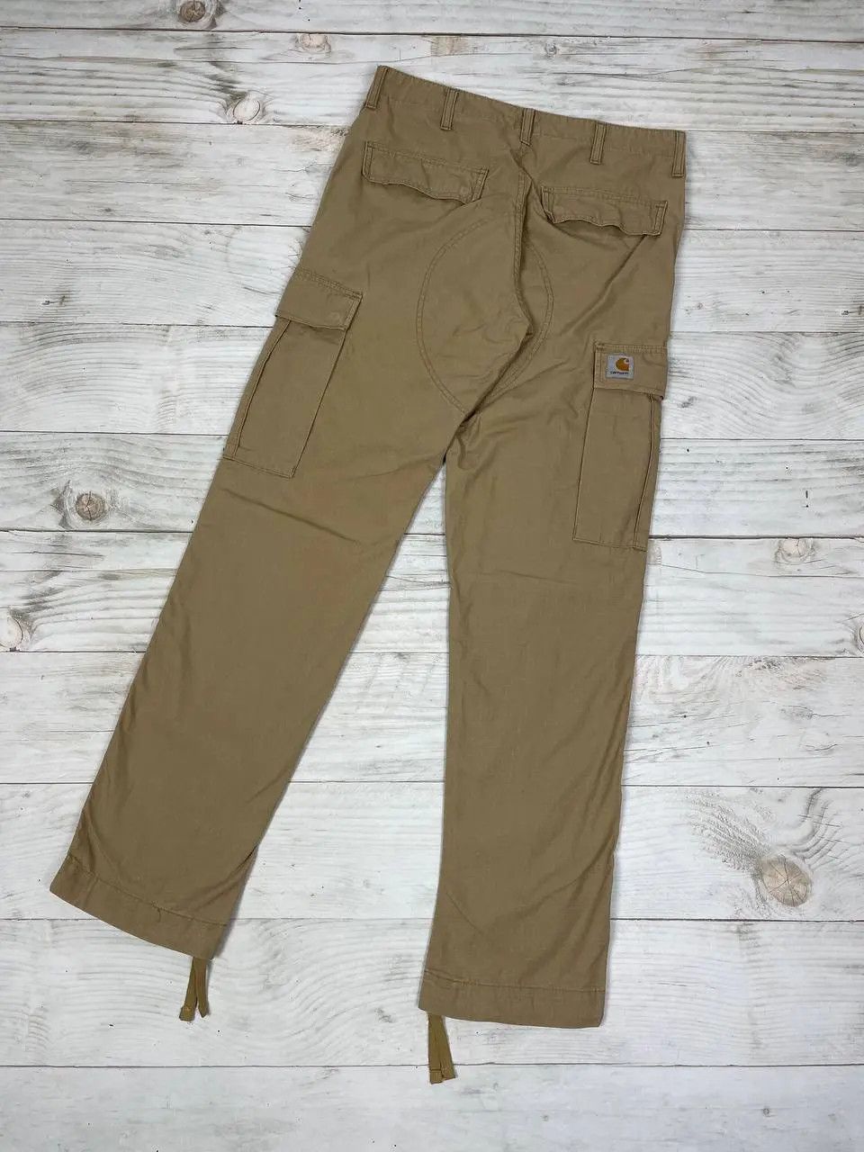 Carhartt Vintage Carhartt WIP Cargo Pants Distissed Work 90s Size US 31 - 1 Thumbnail