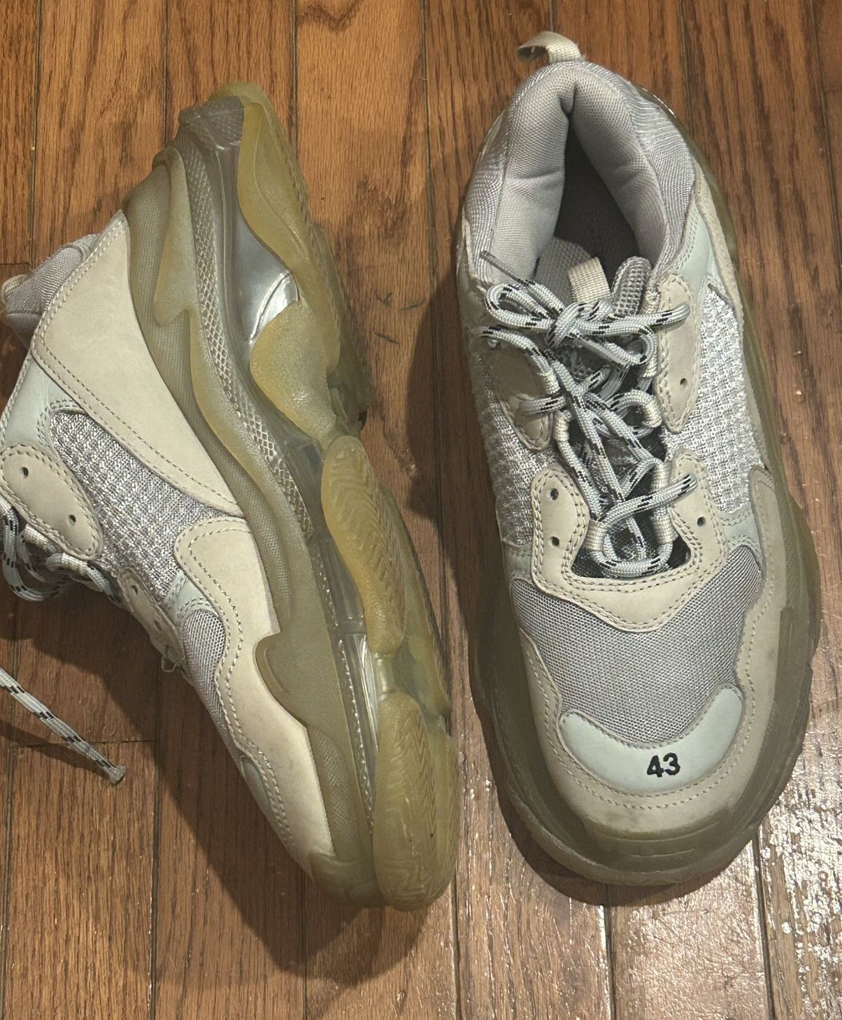 Balenciaga Triple S Clear Sole LAST DROP MF STEAL Size US 10 / EU 43 - 5 Thumbnail