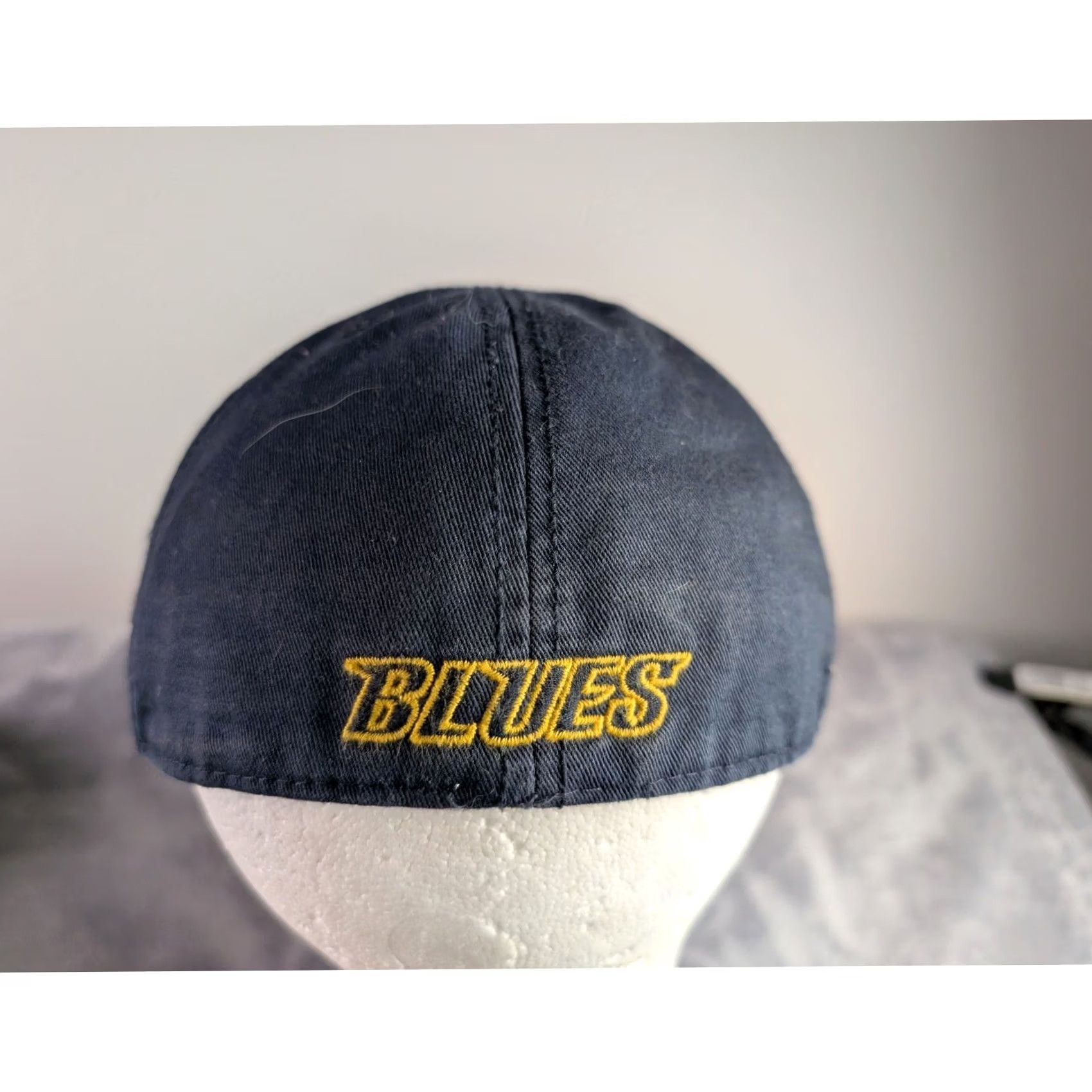 47 47 Brand St Louis Blues NHL Hat Navy Blue Embroidered Fitted Cap Mens OSFM Size ONE SIZE - 3 Thumbnail
