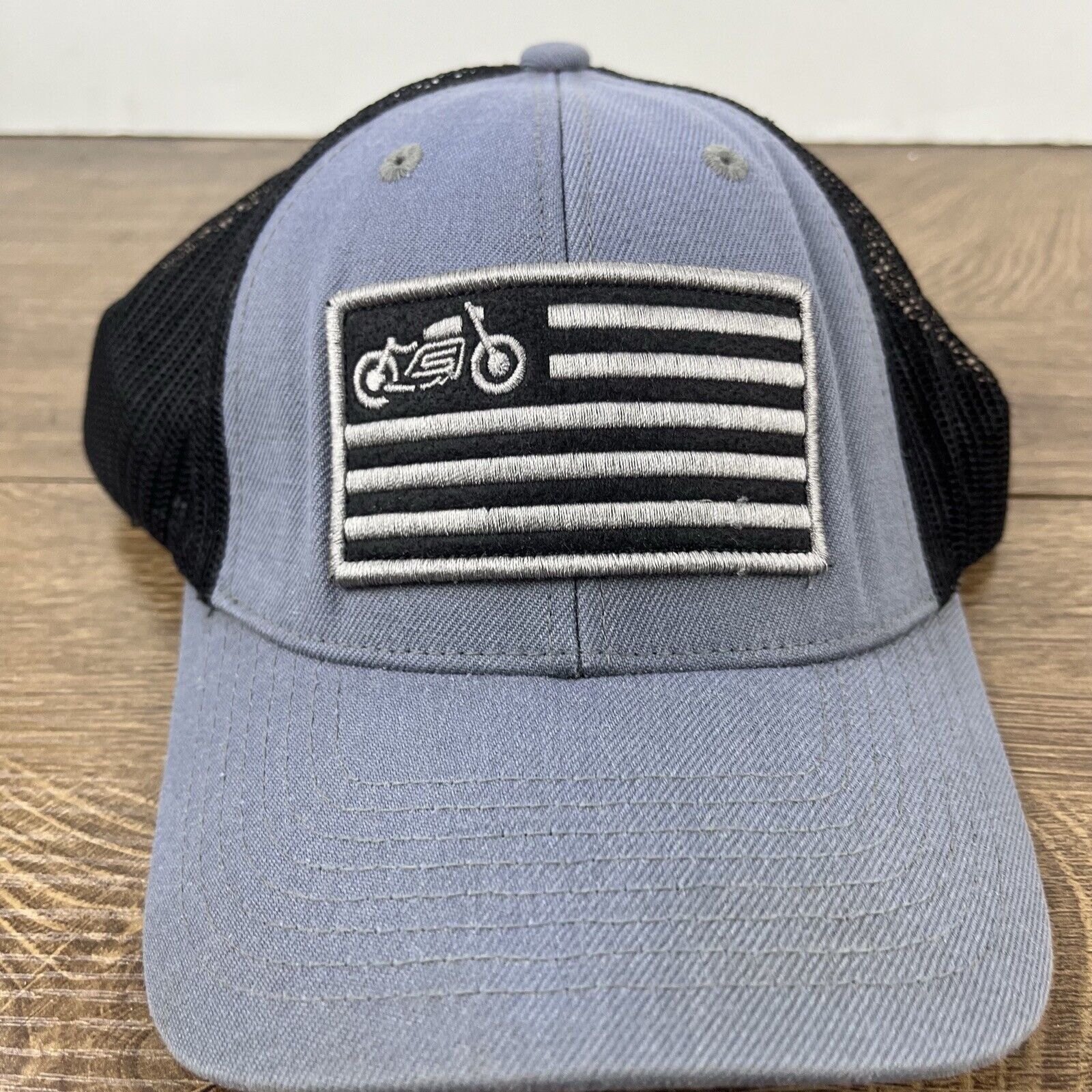 Other Scothc & Iron Motorcycle Hat Snapback Hat Blue Adjustable Ha Size ONE SIZE - 5 Thumbnail