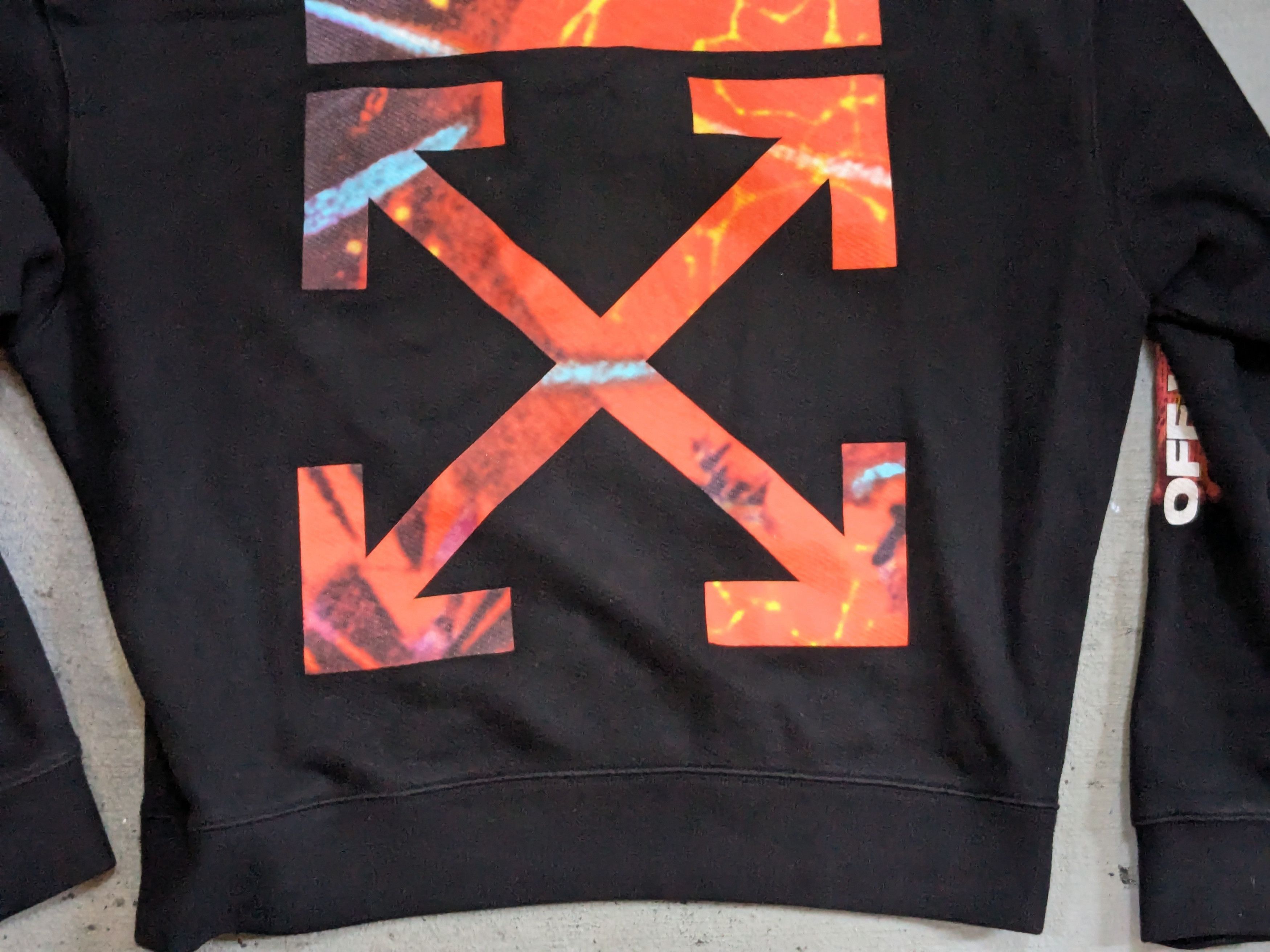 Off-White Off-White Hands & Planet Sweatshirt Crewneck Sweater Black Size US L / EU 52-54 / 3 - 7 Thumbnail