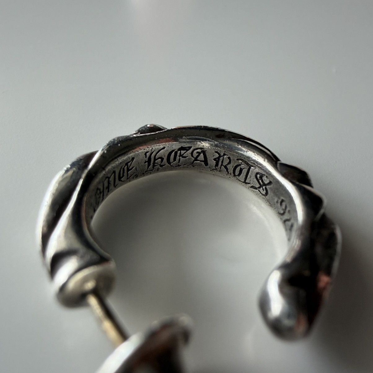Chrome Hearts Chrome Hearts Scroll Hoop earring stk Size ONE SIZE - 4 Thumbnail