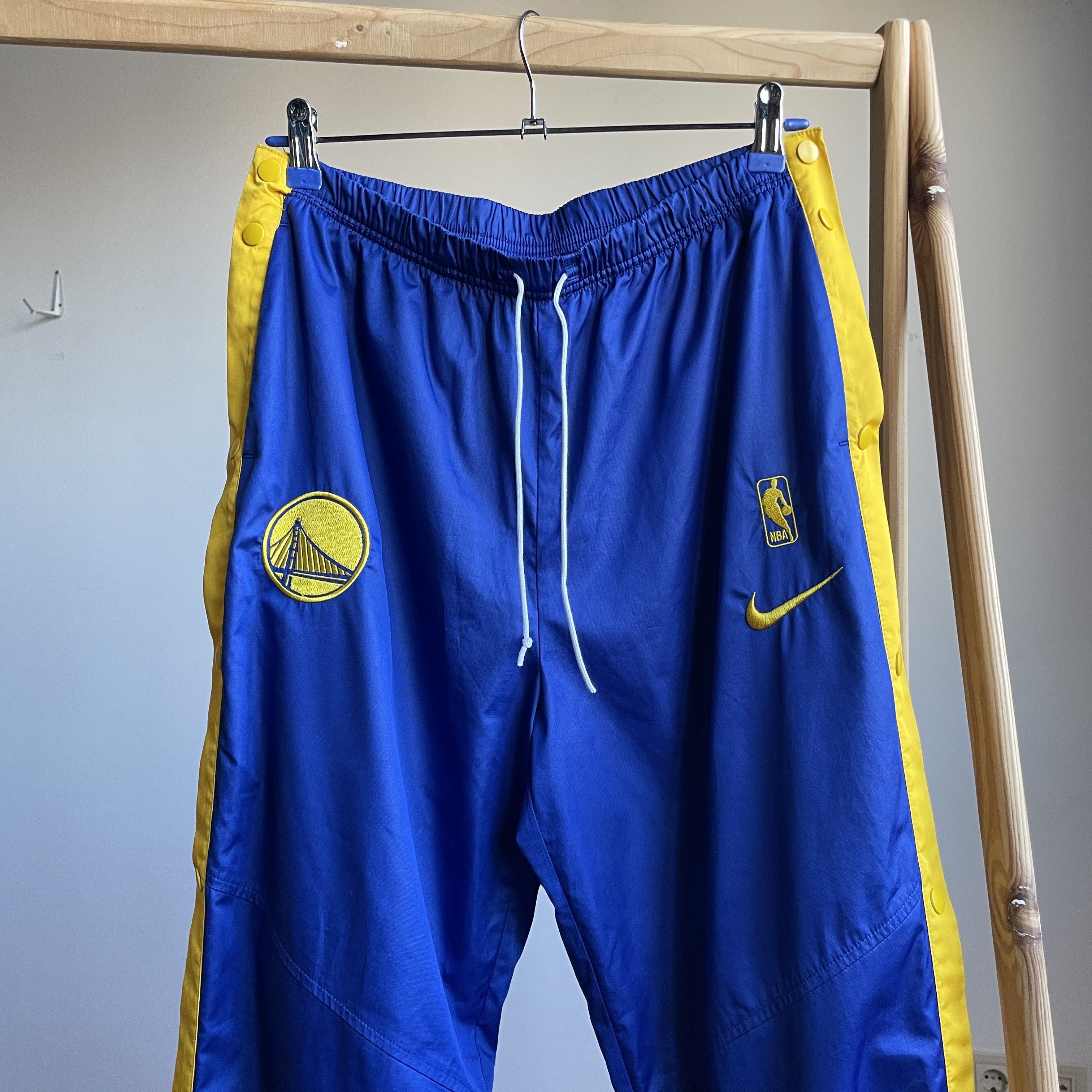 Nike Nike Golden State Warriors Tear Away Track Pants Size M Size US 32 / EU 48 - 4 Thumbnail