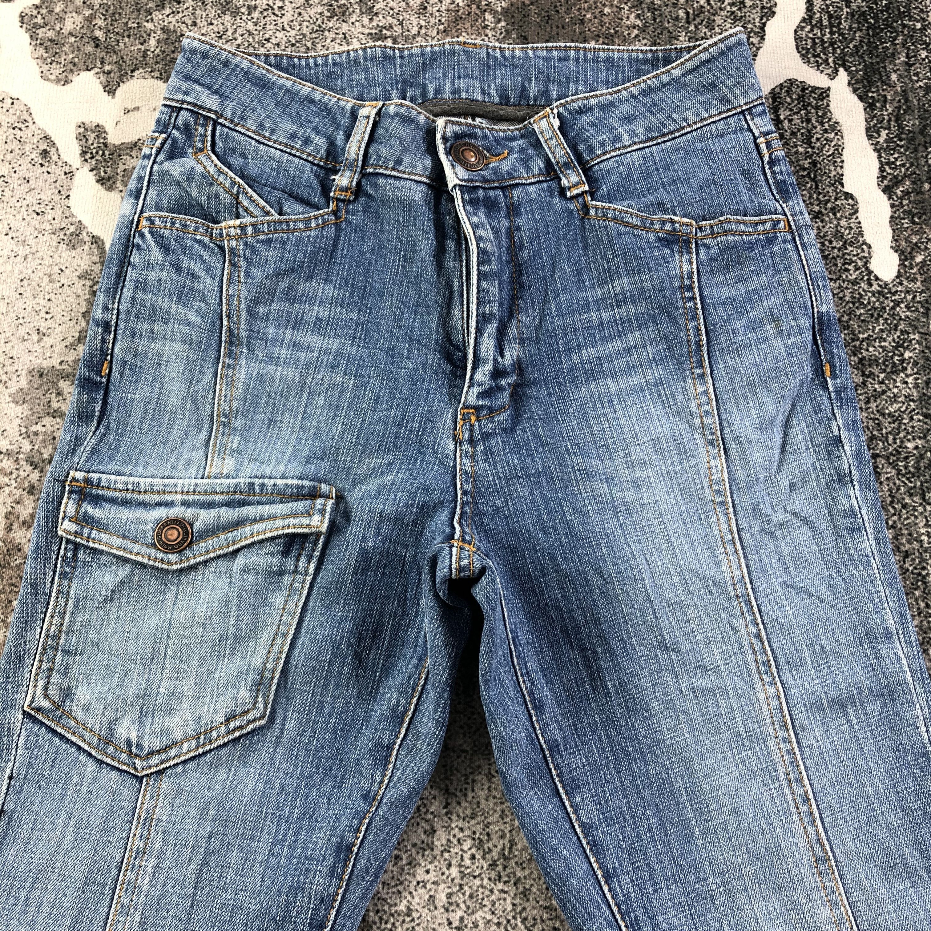 Japanese Brand Japanese Bush Pants Jeans Flare Denim KJ1537 Size 27" / US 4 / IT 40 - 3 Thumbnail