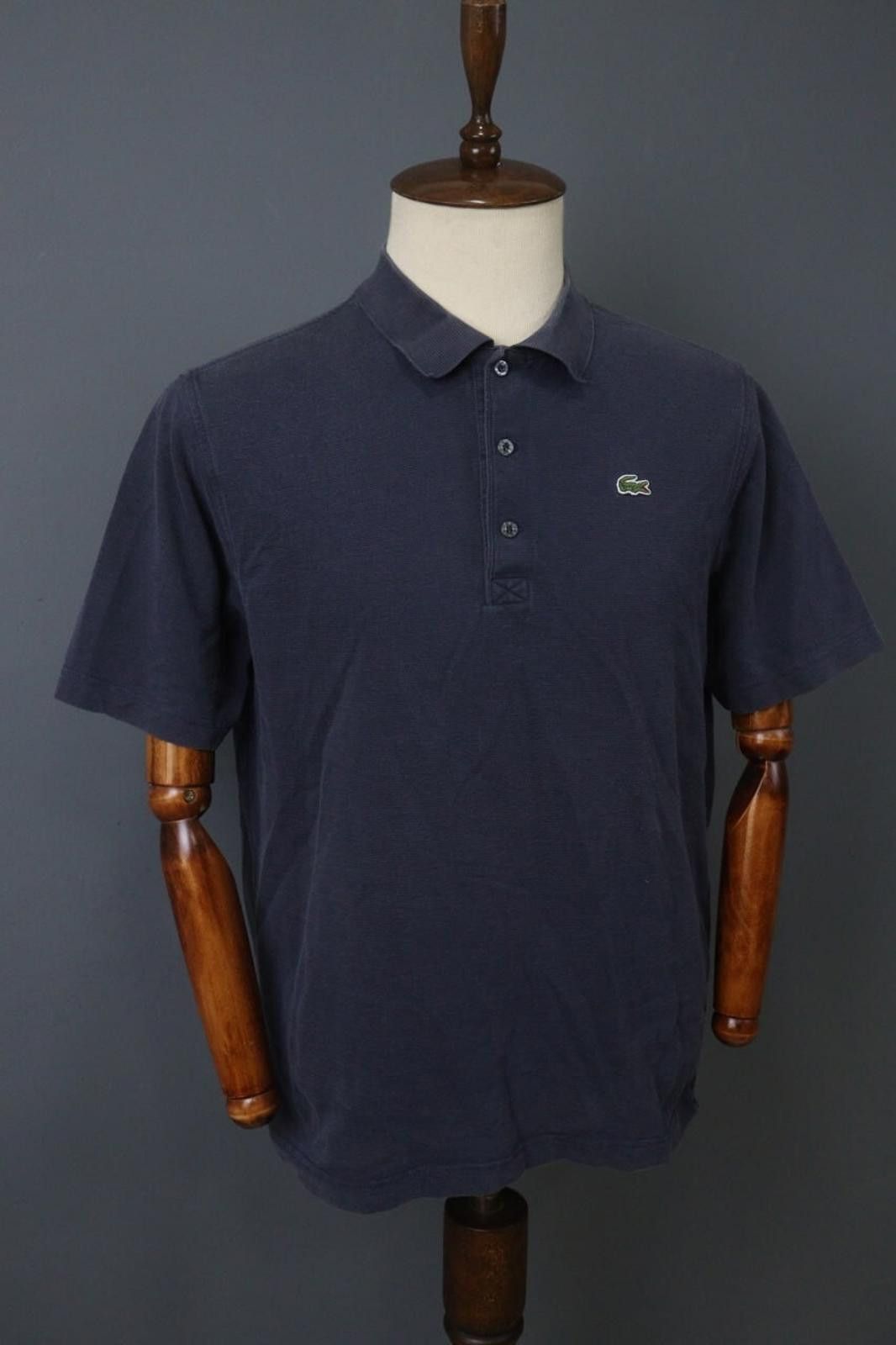 Lacoste Lacoste Navy 100% Cotton Button Front Polo Shirt Size 6 Size US M / EU 48-50 / 2 - 7 Thumbnail
