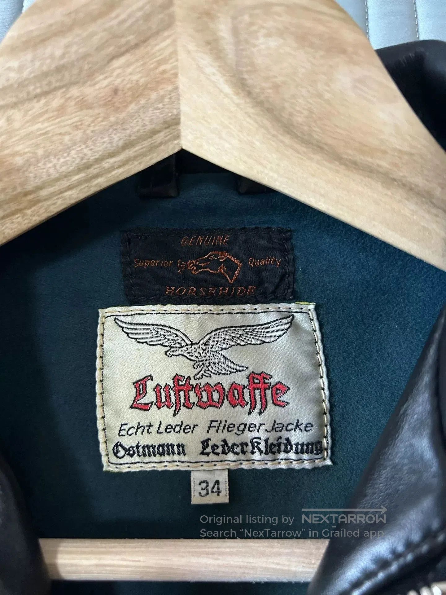 Eastman Leather Clothing eastman leather pilot jacket in black. Size US M / EU 48-50 / 2 - 9 Thumbnail