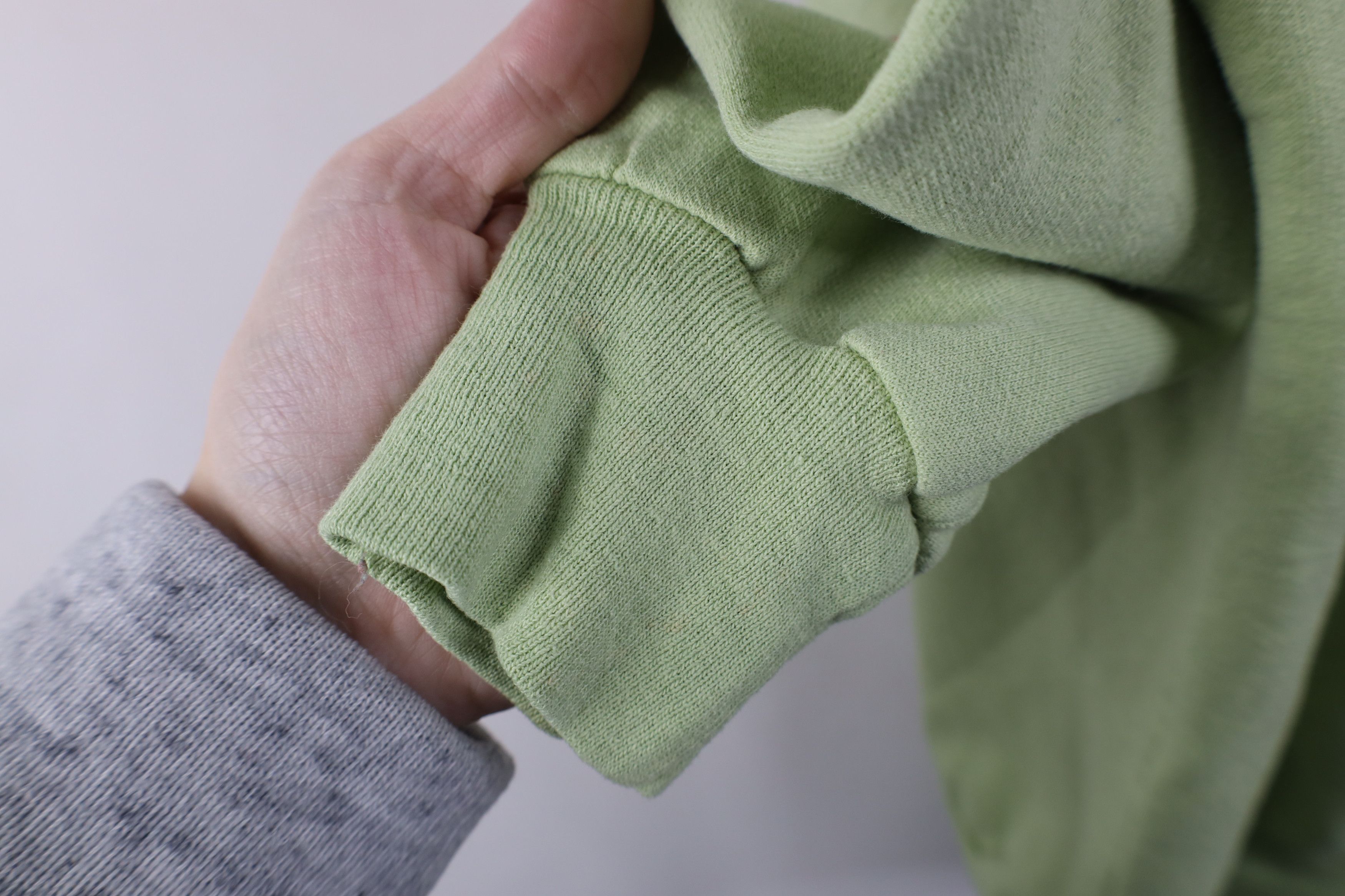 Vintage Vintage 90s Streetwear Angels Layered Sweatshirt Green Size XL / US 12-14 / IT 48-50 - 7 Thumbnail