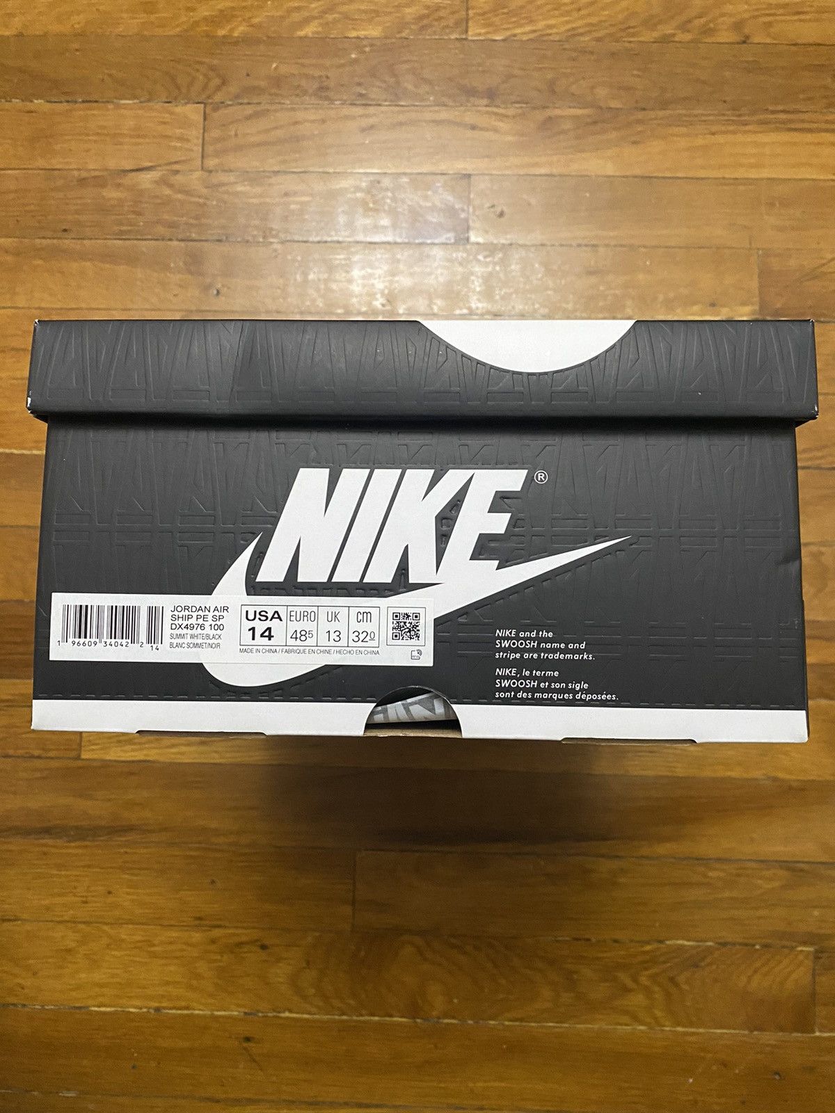 A Ma Maniere × Jordan Brand × Nike Size 14 - Jordan Air Ship x A Ma Maniere Black Oreo Men's Size US 14 / EU 47 - 8 Thumbnail