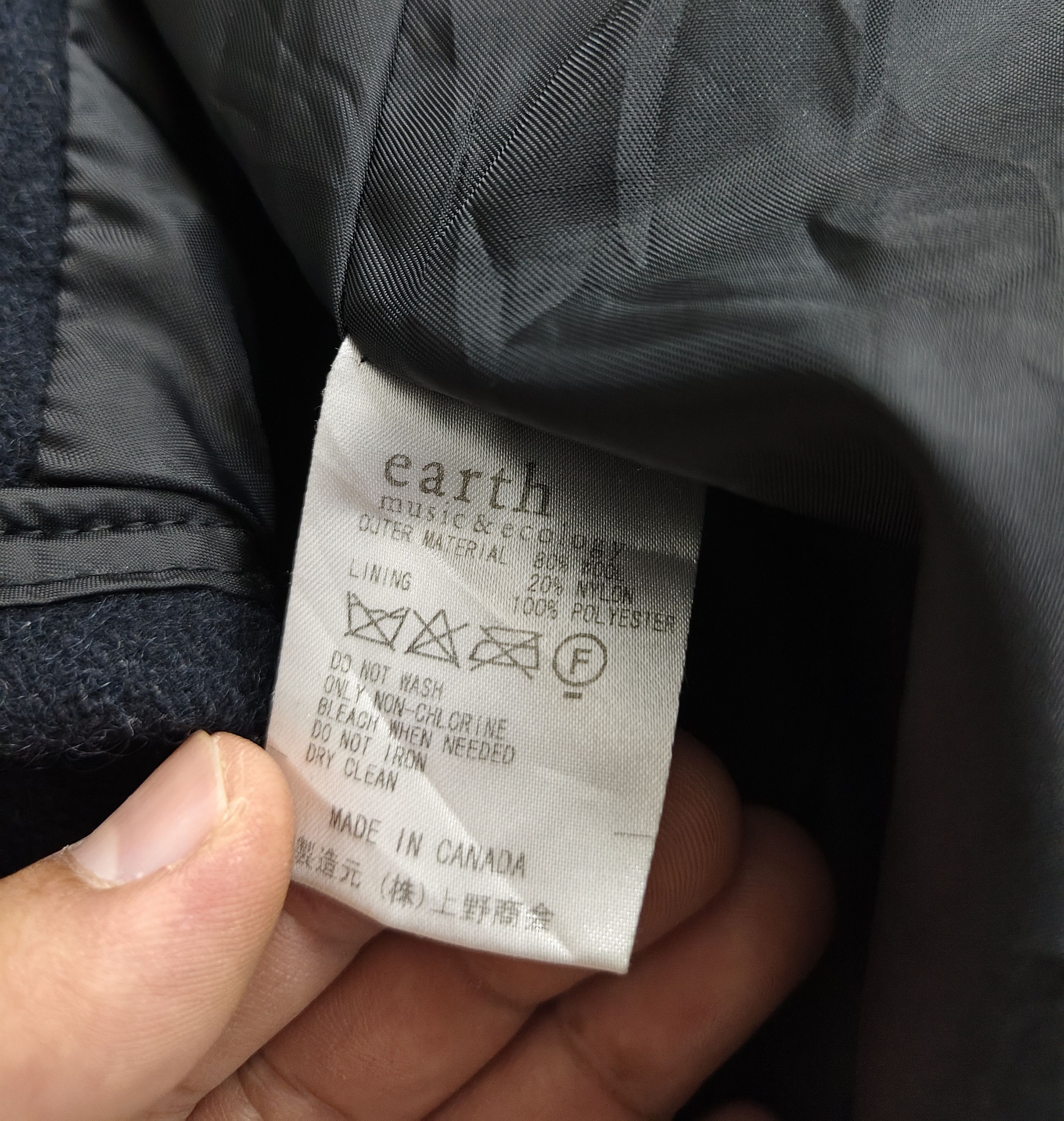 Schott Schott X Earth Music & Ecology Pea Coat #J1 Size S / US 4 / IT 40 - 6 Thumbnail
