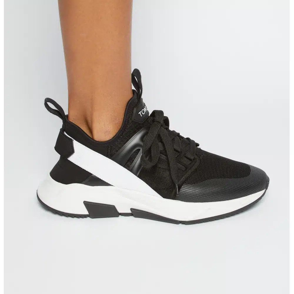 Tom Ford o1loc1c0425 W2818N Jago Low-Top Sneakers in Black Size US 11 / IT 41 - 1 Thumbnail