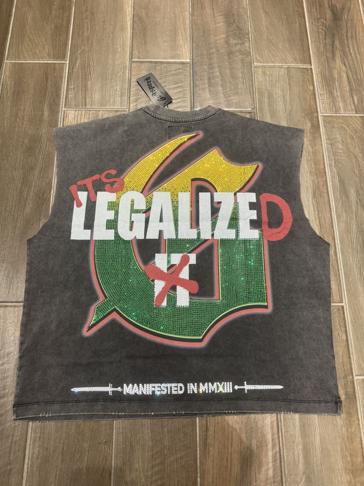 Godspeed Godspeed 420 Indoor VVS Sleeveless Tee Black Size US XL / EU 56 / 4 - 2 Thumbnail