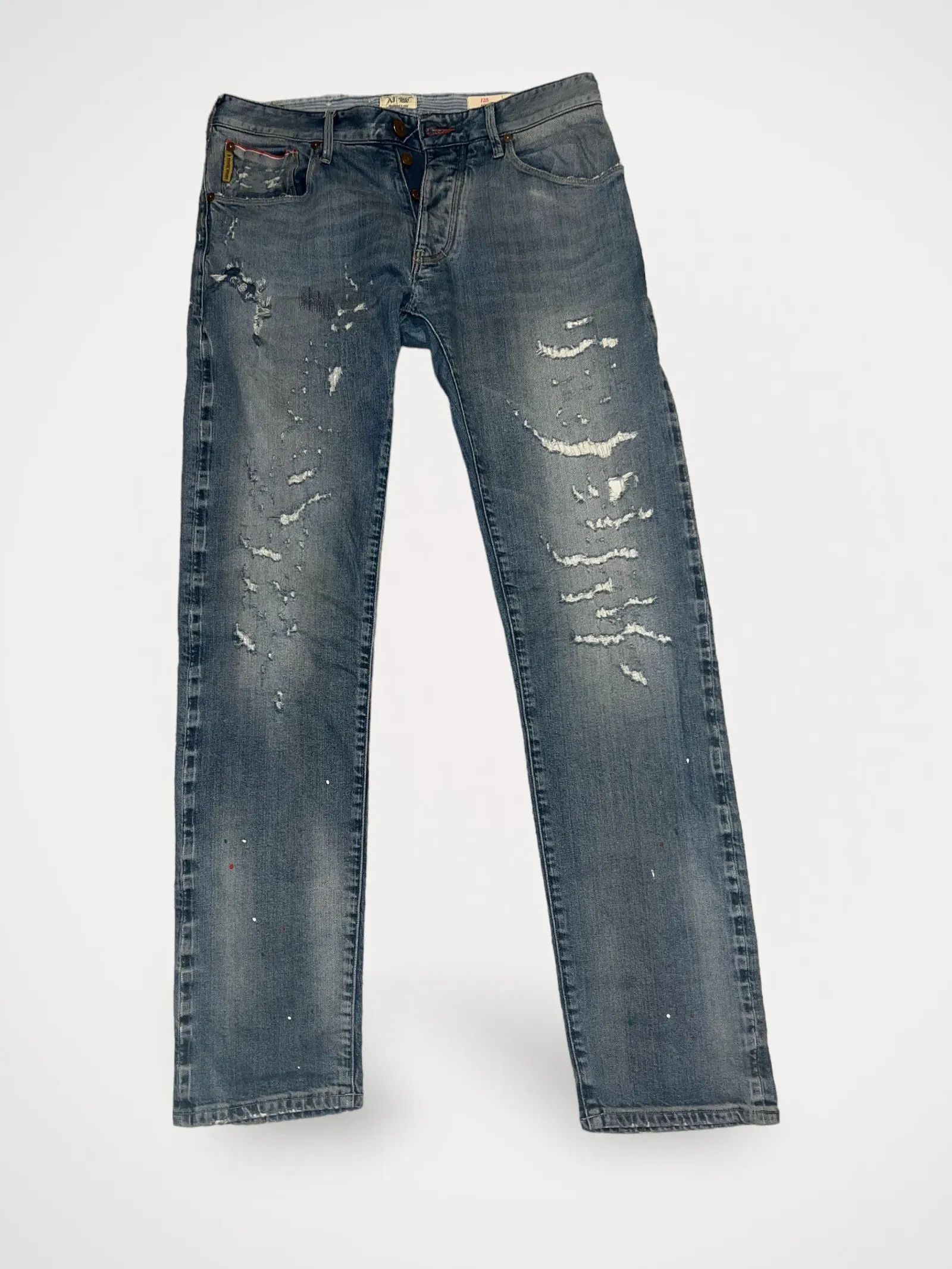 Armani Armani jeans j28 slim Jeans Size US 31 - 1 Thumbnail