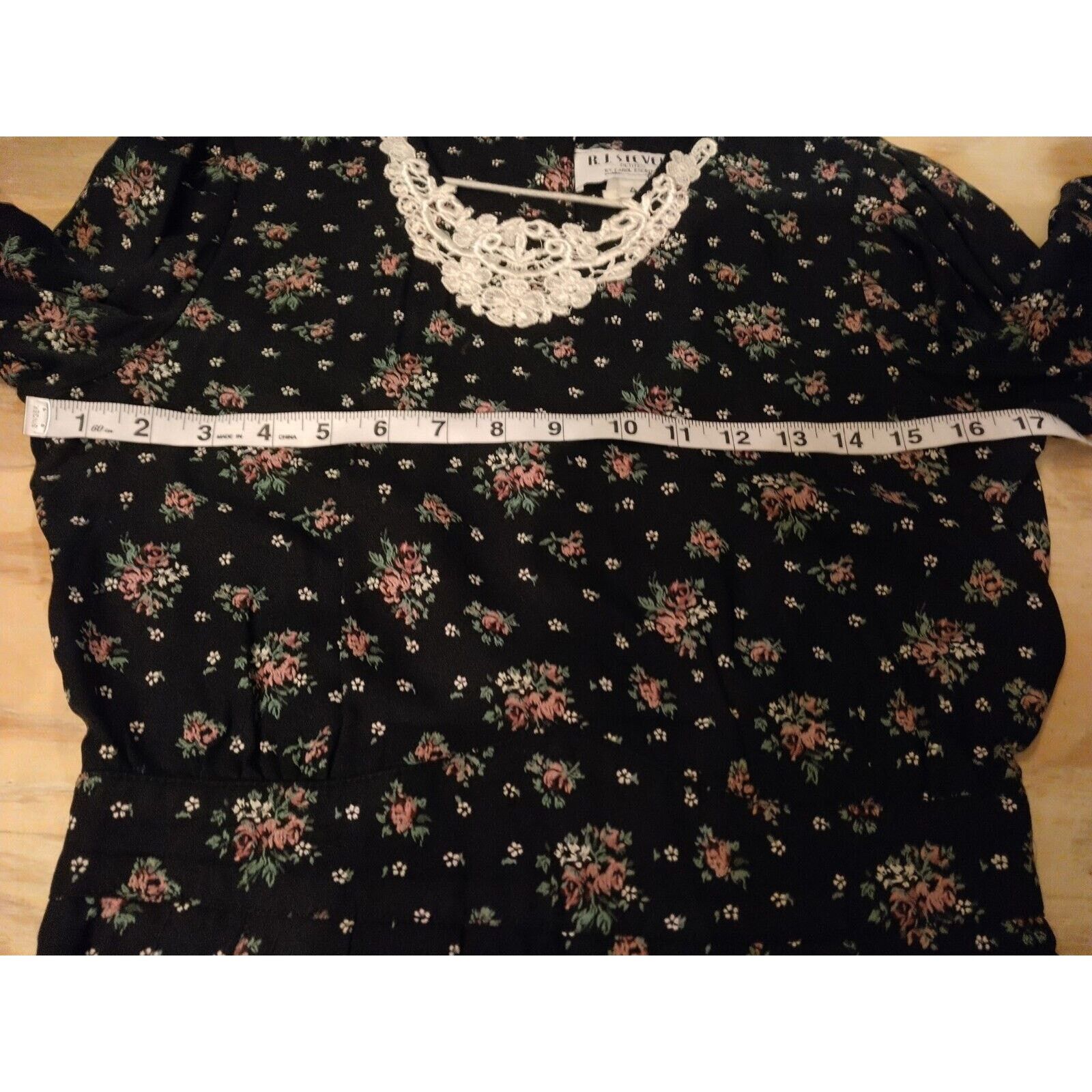 The Unbranded Brand R J Stevens Carol Escritor Womens Size 4 P Black Pink Floral Size S / US 4 / IT 40 - 8 Thumbnail