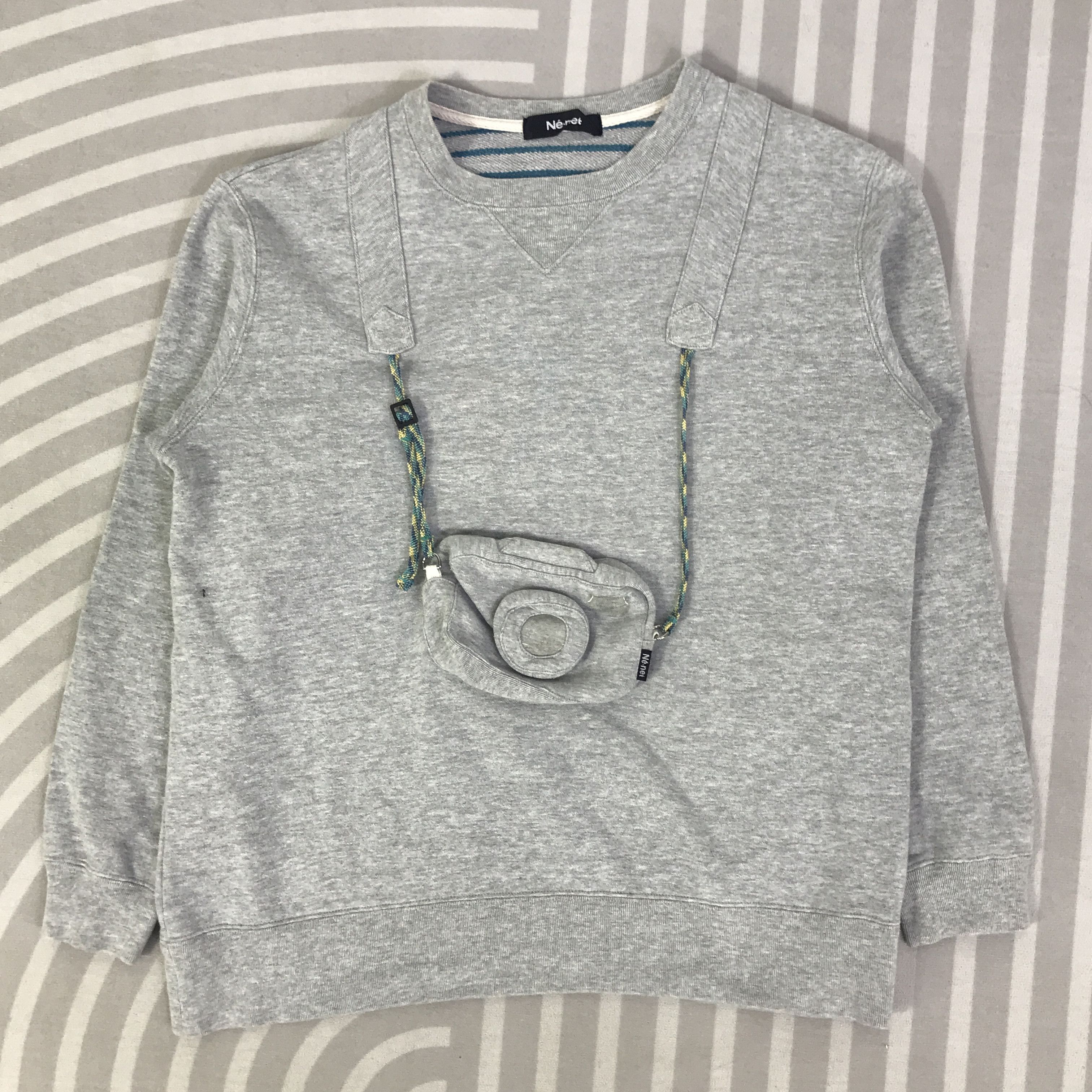Ne-Net Vintage Ne-Net Design Camera Sweatshirt K89B15 Size US L / EU 52-54 / 3 - 1 Thumbnail