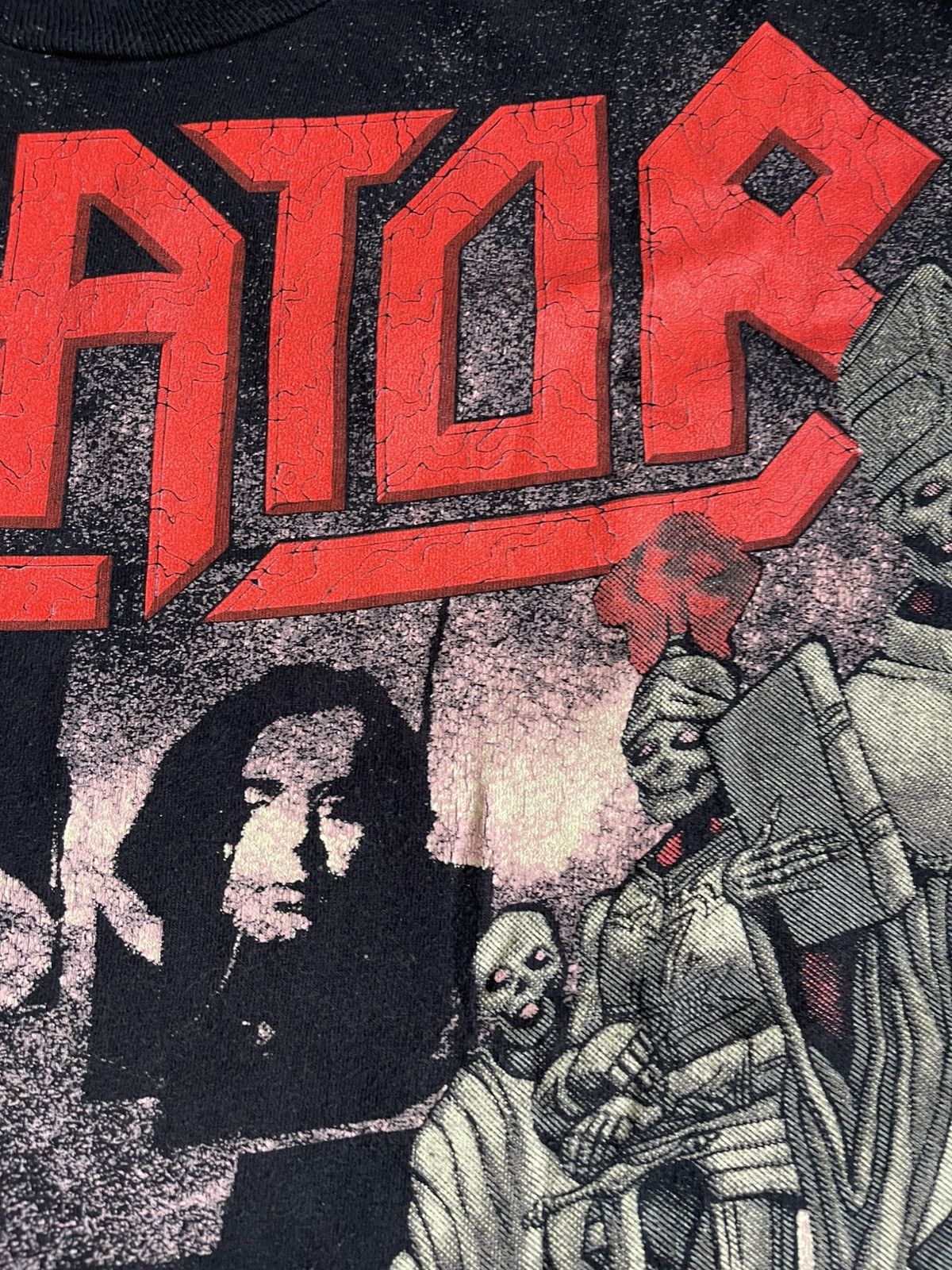 Band Tees Kreator Band tee vintage merch tour 90s single stitch Size US XL / EU 56 / 4 - 4 Thumbnail