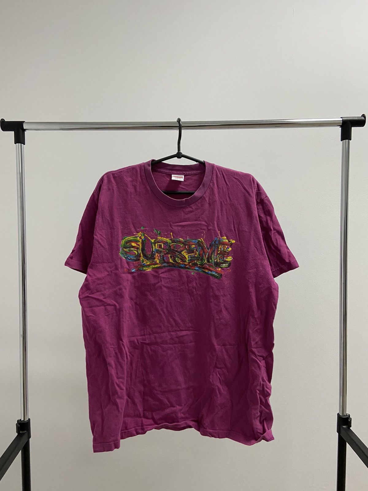 Supreme × Vintage Supreme Paint Logo Vintage T Shirt Big Logo Size US L / EU 52-54 / 3 - 1 Thumbnail