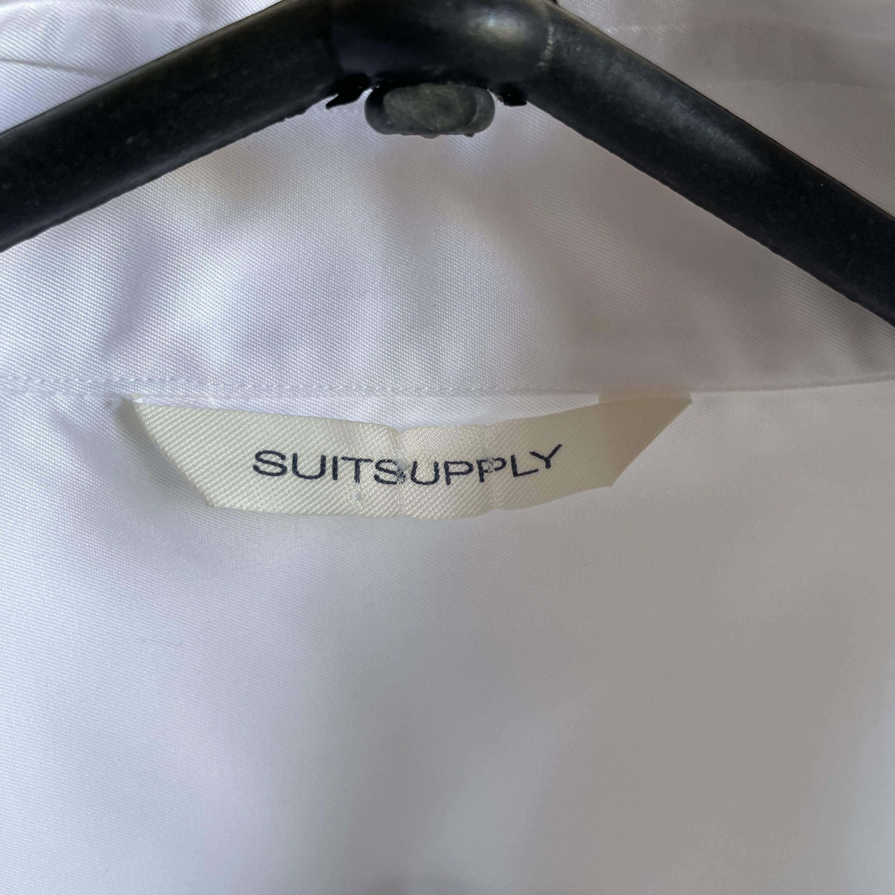 Suitsupply Suitsupply Cufflinks Slim Fit White Dress Shirt Size 46R - 8 Thumbnail