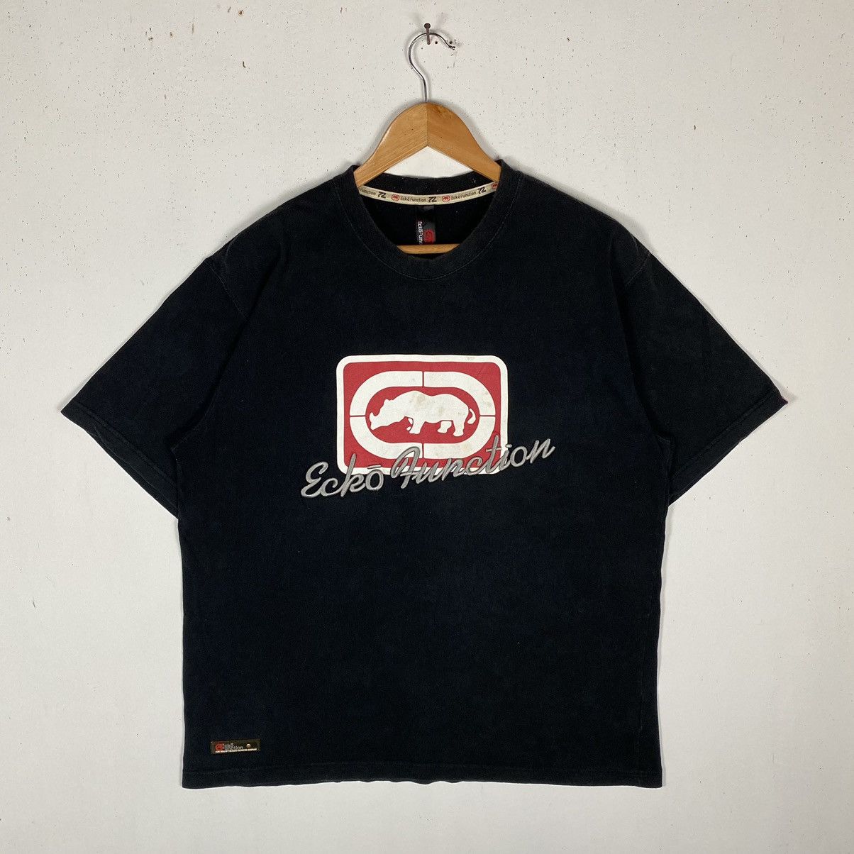 Ecko Unltd. × Vintage Vintage 00's ECKO FUNCTION Embroidery Big Logo Hip-Hop Tee Size US L / EU 52-54 / 3 - 2 Thumbnail