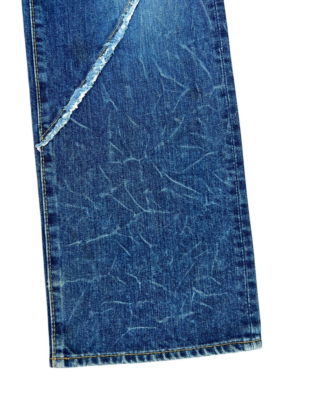 Vintage Vintage Antgauge Multiple Cut Raw Edge Mud Denim Jeans Size US 32 / EU 48 - 11 Thumbnail