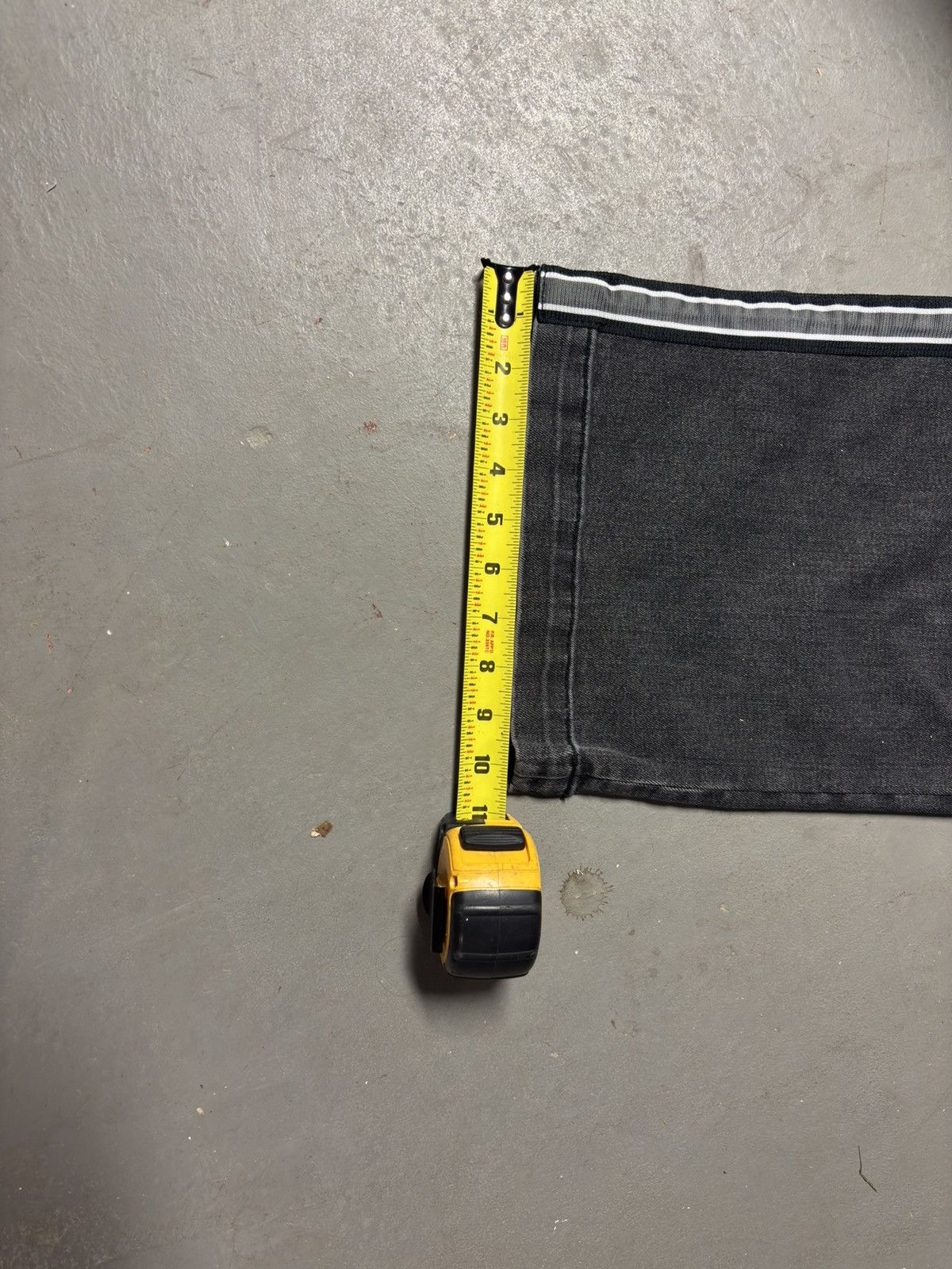 Hollister Men's Washed Black Taped Super Baggy Jeans Size US 29 - 5 Thumbnail
