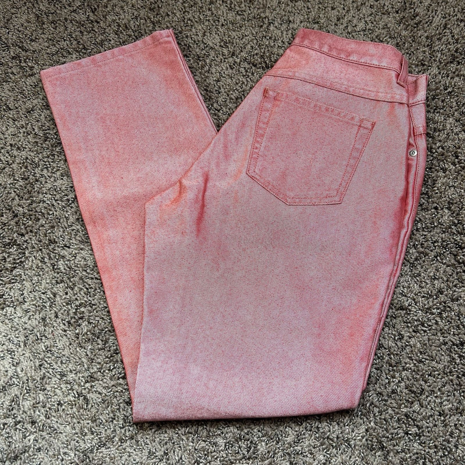 Other Vintage Reflect Jeans Red/Pink Metallic Womens Size 6 Size 28" / US 6 / IT 42 - 6 Thumbnail
