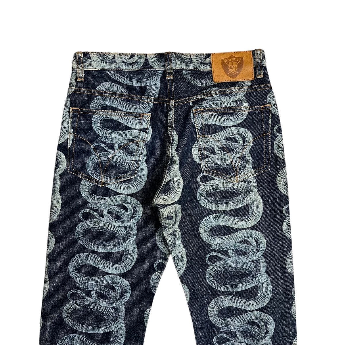 Hysteric Glamour × Japanese Brand Hysteric Glamour Snake Denim Pants Size US 28 / EU 44 - 3 Thumbnail