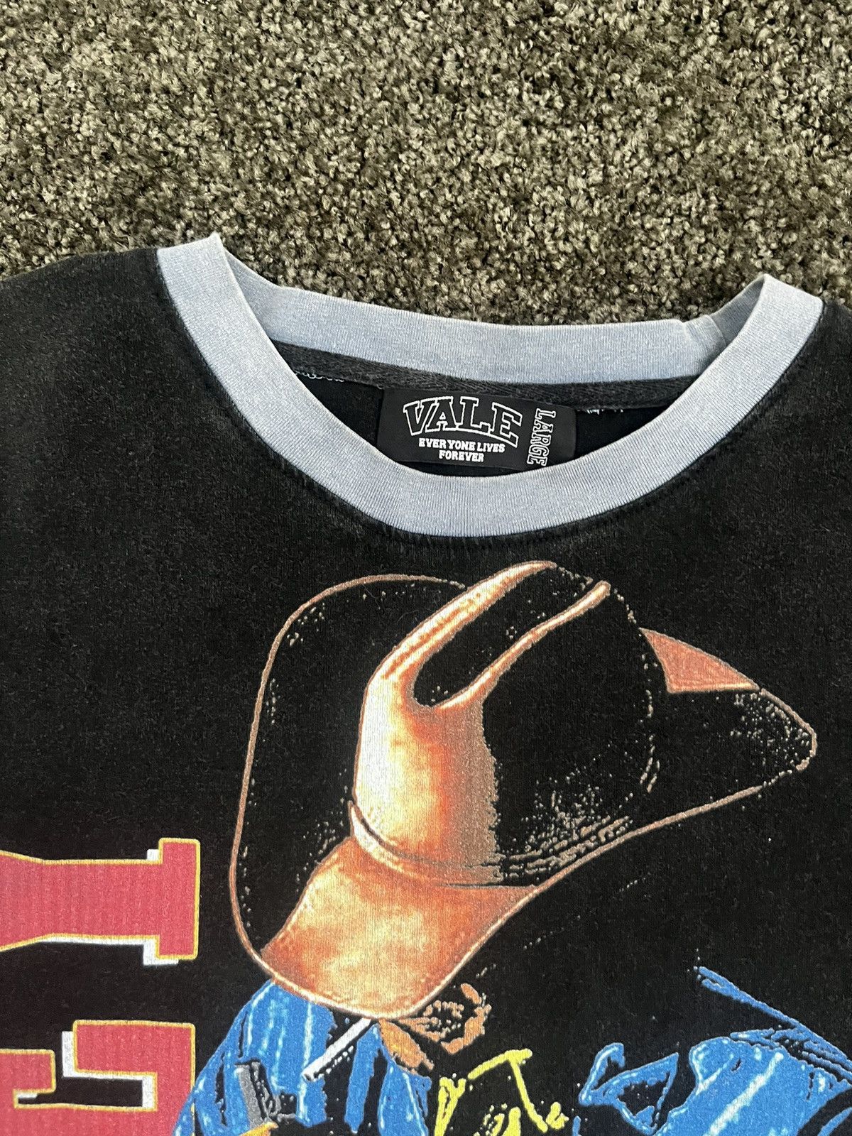 Vale Valelives Valeforever Cowboy Long Sleeve Tee Size US L / EU 52-54 / 3 - 4 Thumbnail