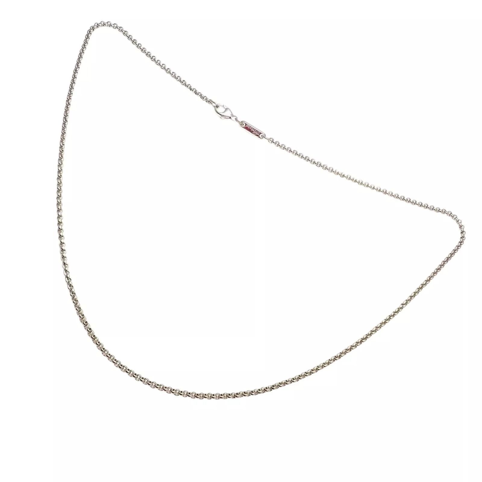 Chopard Chopard 18k White Gold Simple Chain Necklace 16.75" Size ONE SIZE - 1 Thumbnail