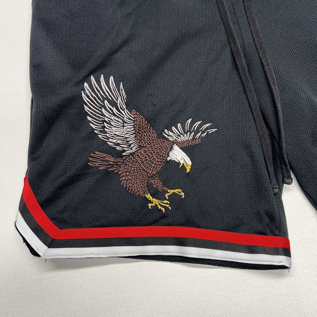 Pacsun Pacsun Shorts Black Eagle Embroidered Gym Stretch Pockets Size US 32 / EU 48 - 3 Thumbnail