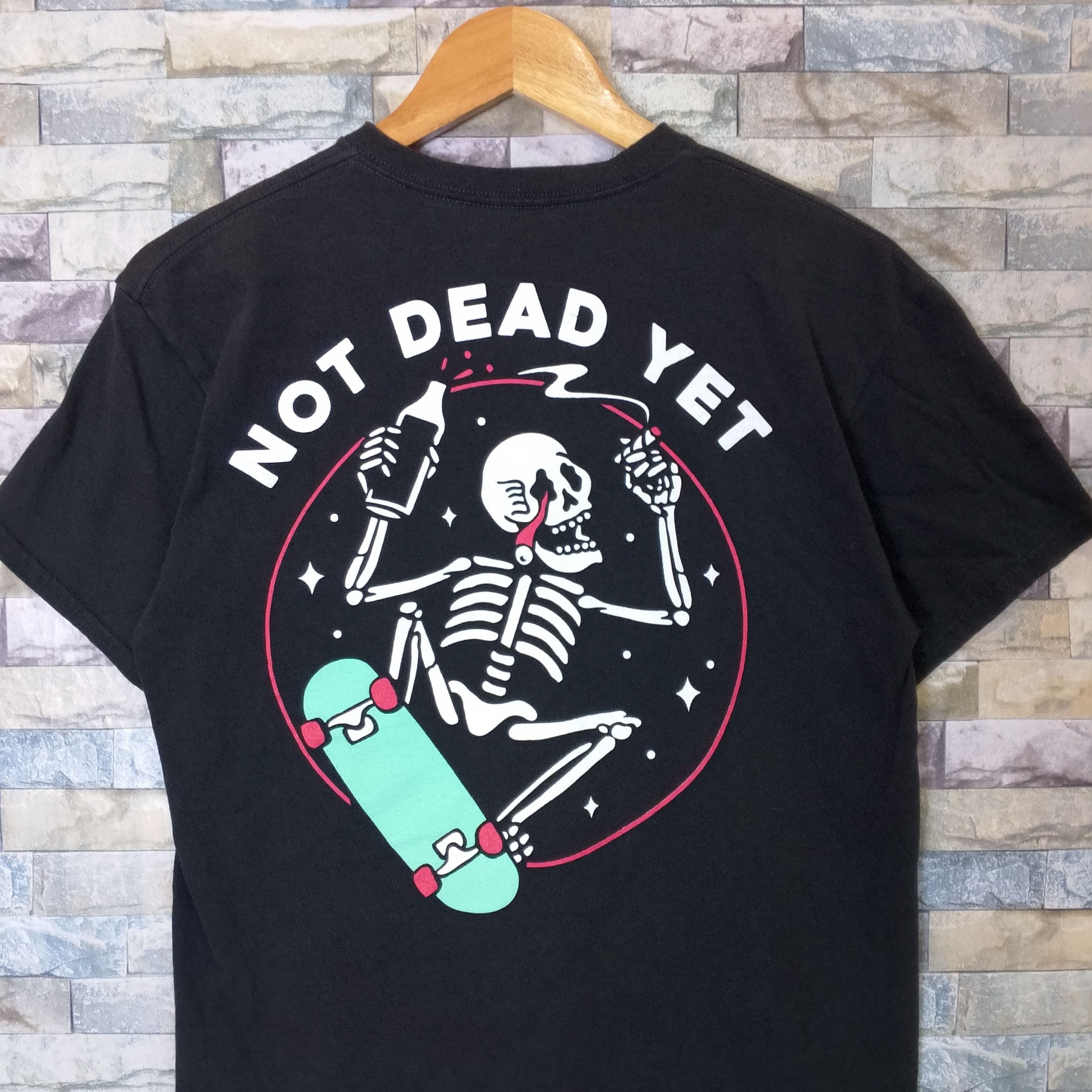 If Six Was Nine Spencers Skull Surf Not Dead Yet Skateboard Tee Size US M / EU 48-50 / 2 - 3 Thumbnail
