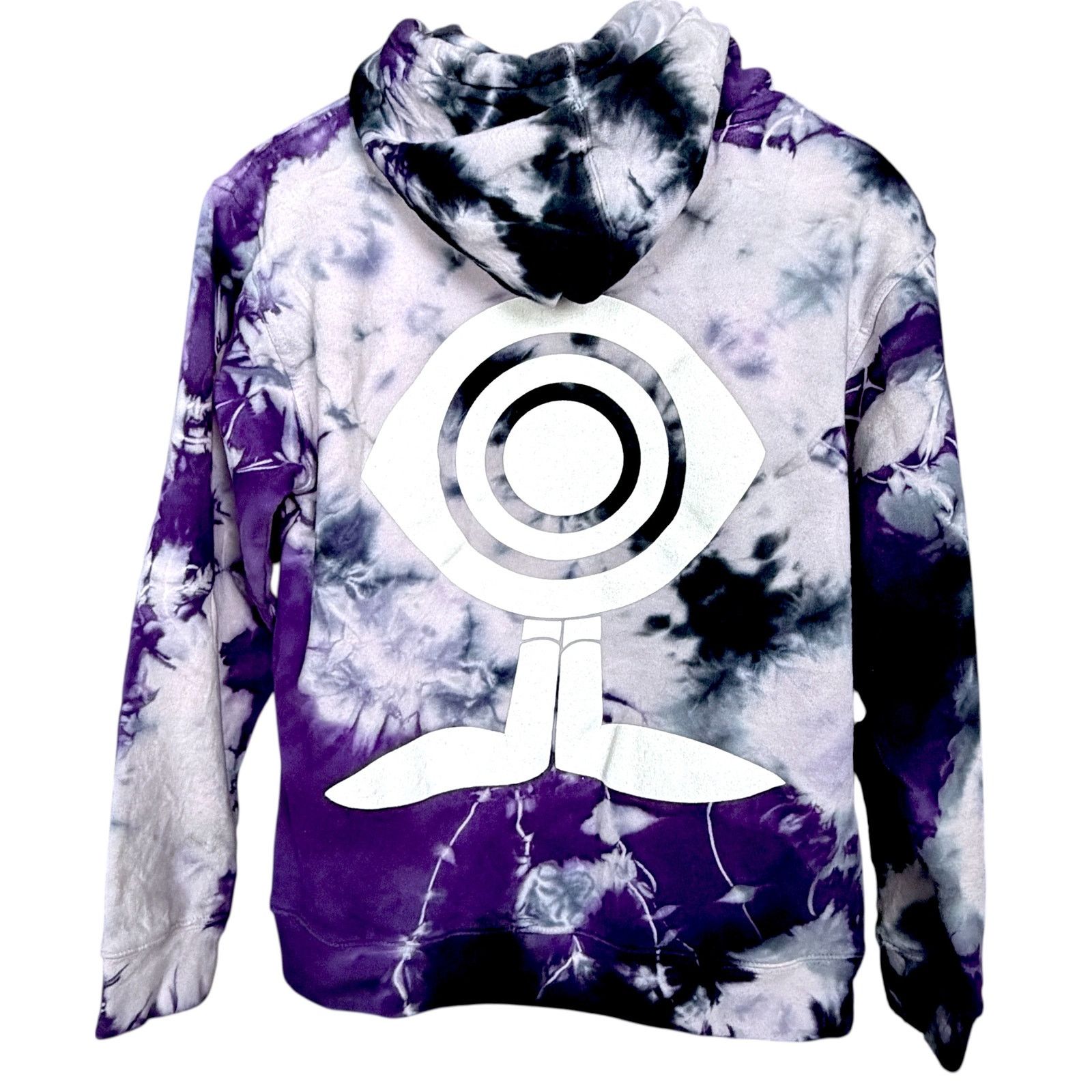 Other Insomniac Eye Guy Purple Black Tie Dye Hoodie EDC Men's S Size US S / EU 44-46 / 1 - 3 Thumbnail