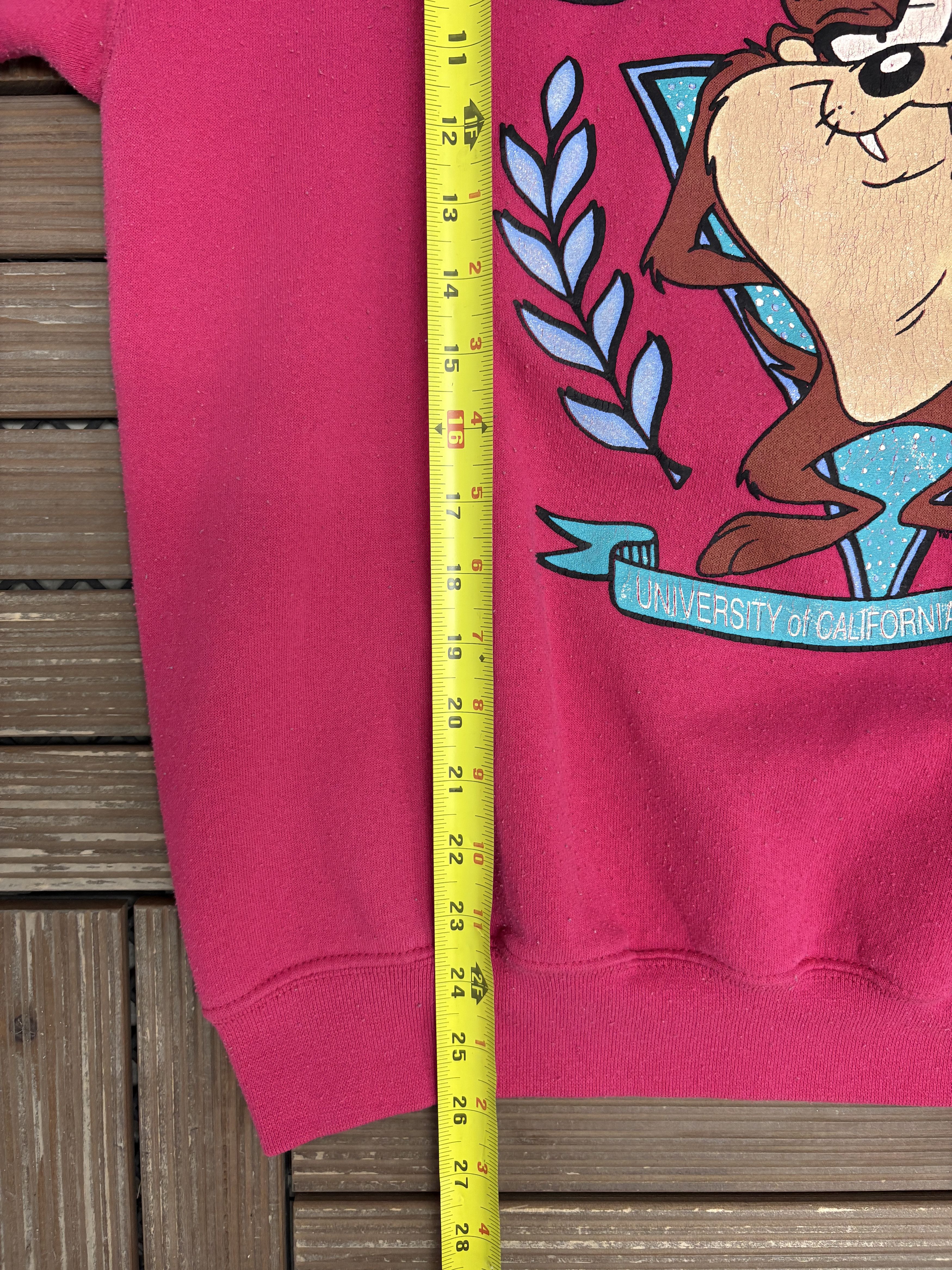 Vintage UCLA Bruins Taz Vintage Pink Crewneck Sweater Size US L / EU 52-54 / 3 - 9 Thumbnail