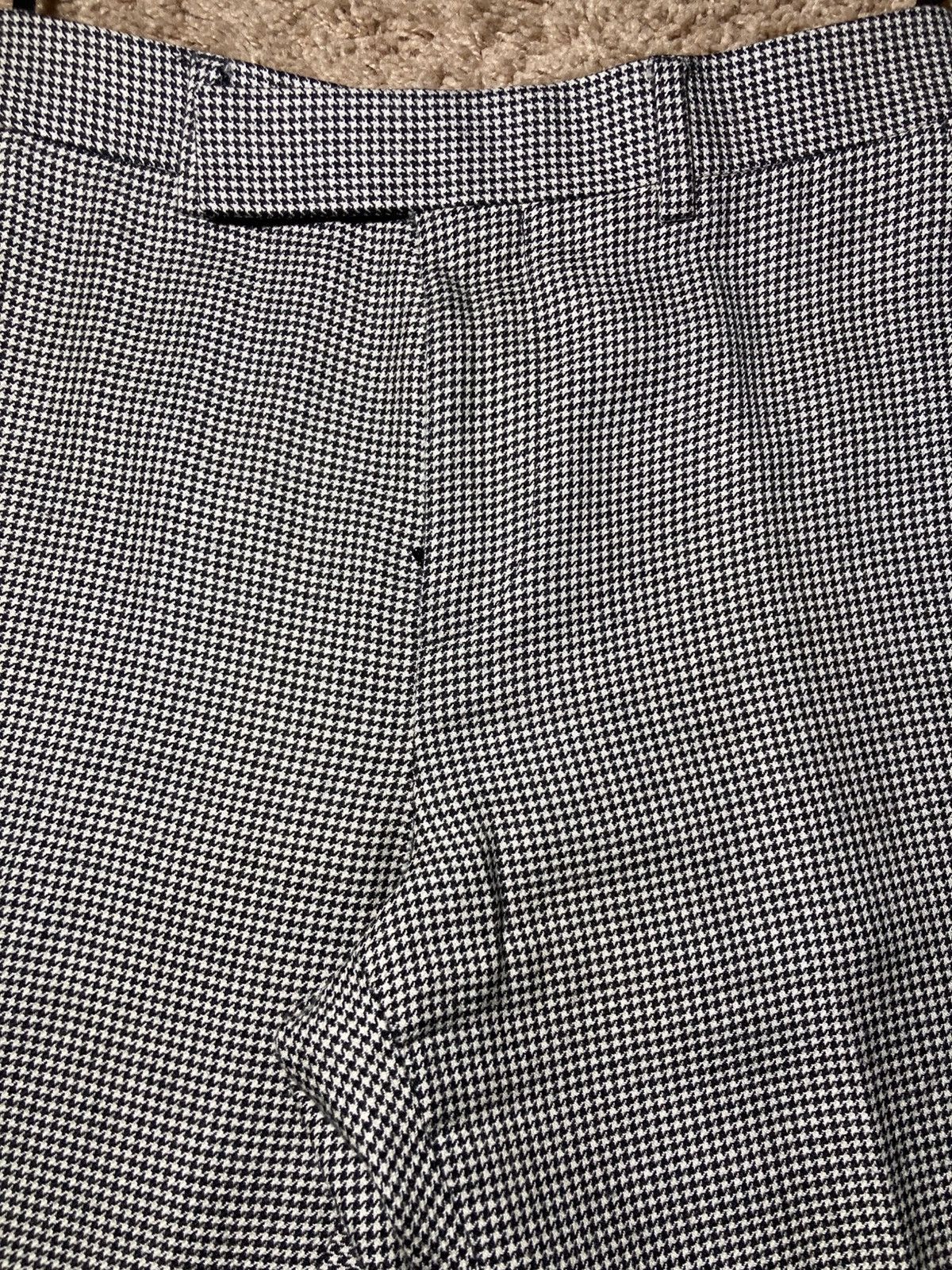 Celine × Hedi Slimane SS23 Celine Houndstooth Cropped Pants 44 2023 Check Skate 46 Size US 28 / EU 44 - 4 Thumbnail