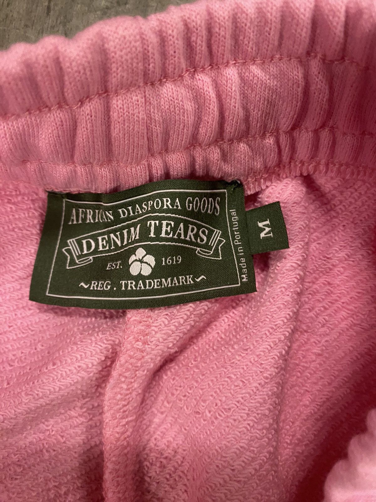 DENIM TEARS Denim tears pink sweat pants medium new Size US 33 - 2 Thumbnail