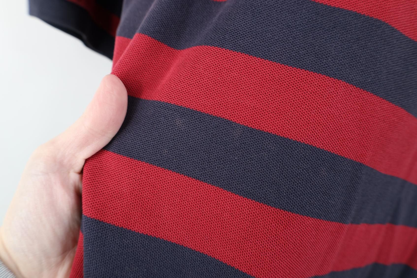 Nautica Vintage 90s Nautica Spell Striped Rugby Polo Shirt Cotton Size US L / EU 52-54 / 3 - 9 Thumbnail
