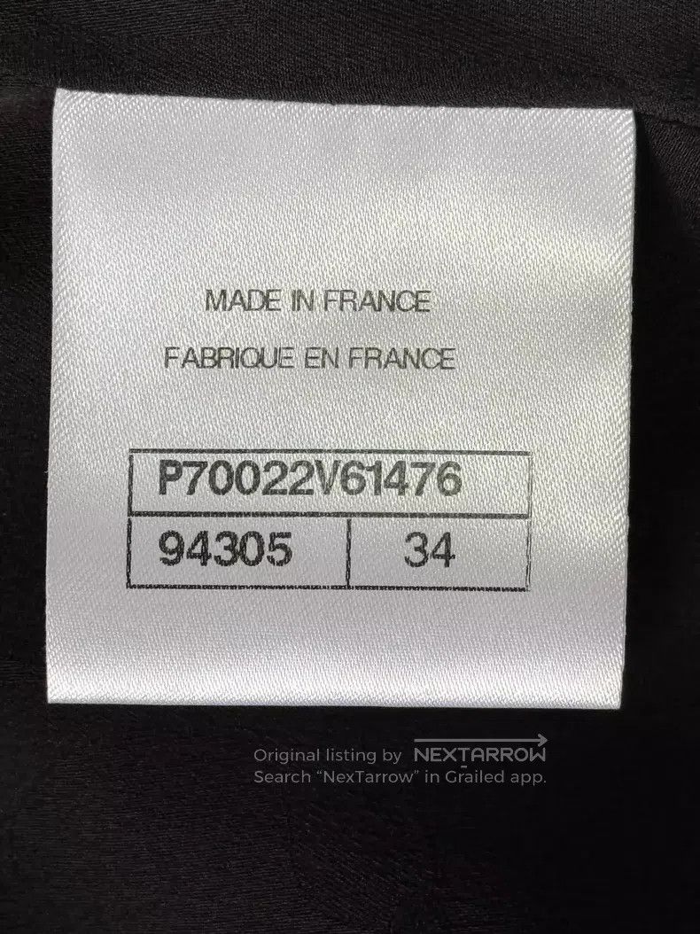 Chanel Chanel Black streamer thick-flowered short coat Size XXS / US 00 / IT 34 - 9 Thumbnail