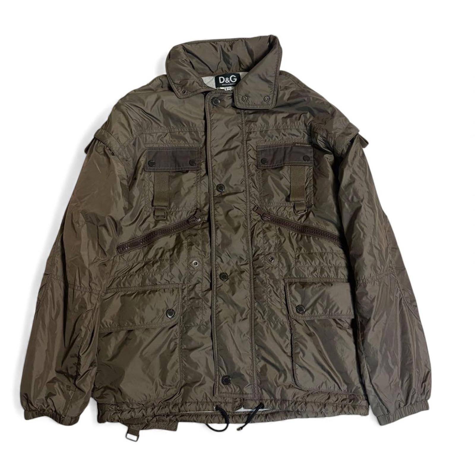 Dolce & Gabbana D&G - Men's Quilted Jacket Brown Size US M / EU 48-50 / 2 - 3 Thumbnail